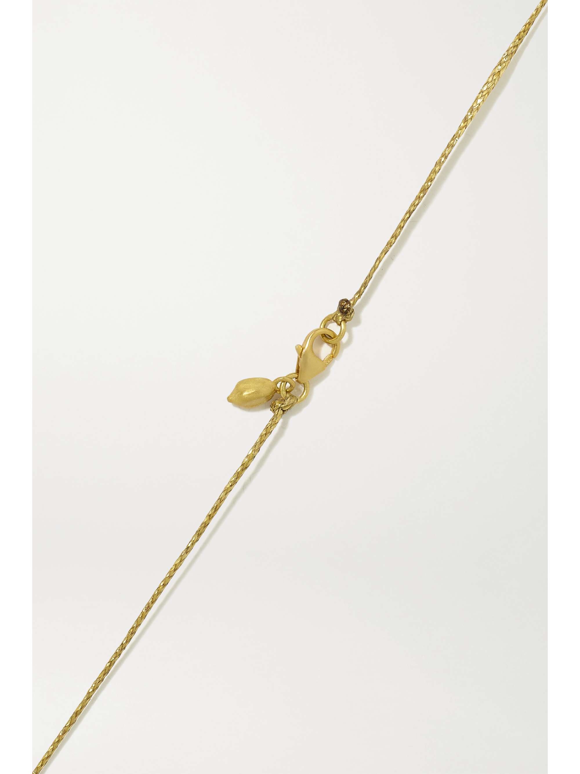 PIPPA SMALL 18-karat gold citrine necklace