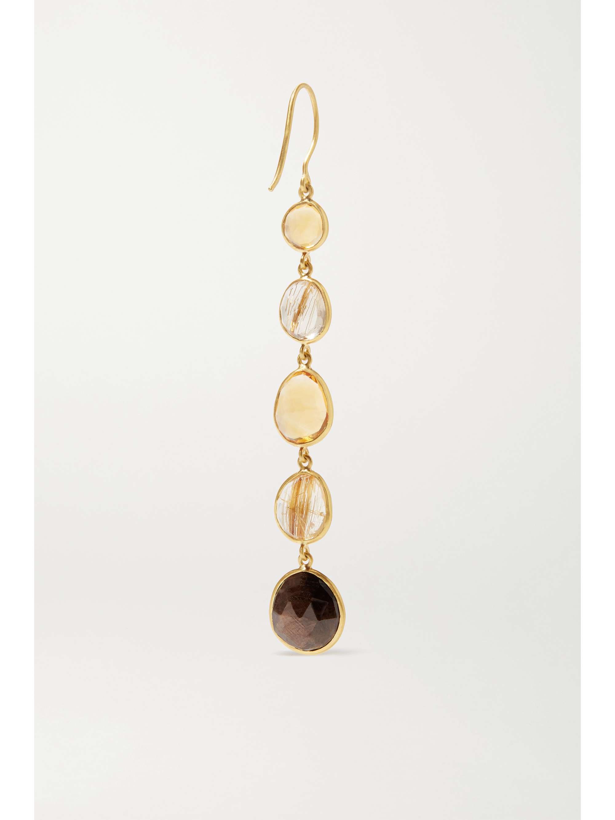 PIPPA SMALL 18-karat gold multi-stone earrings
