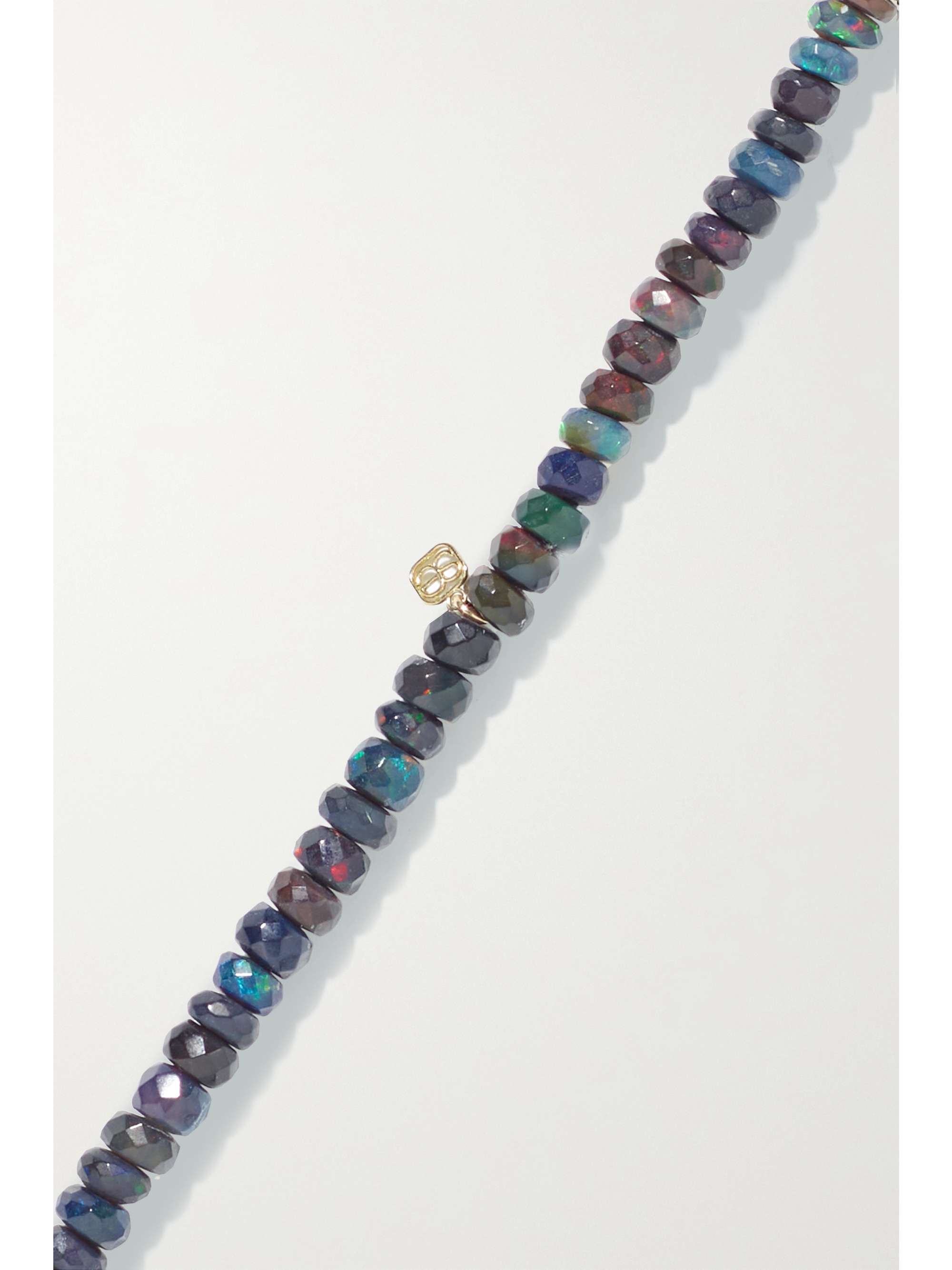 SYDNEY EVAN Collier en or 14 carats (585/1000) et opale