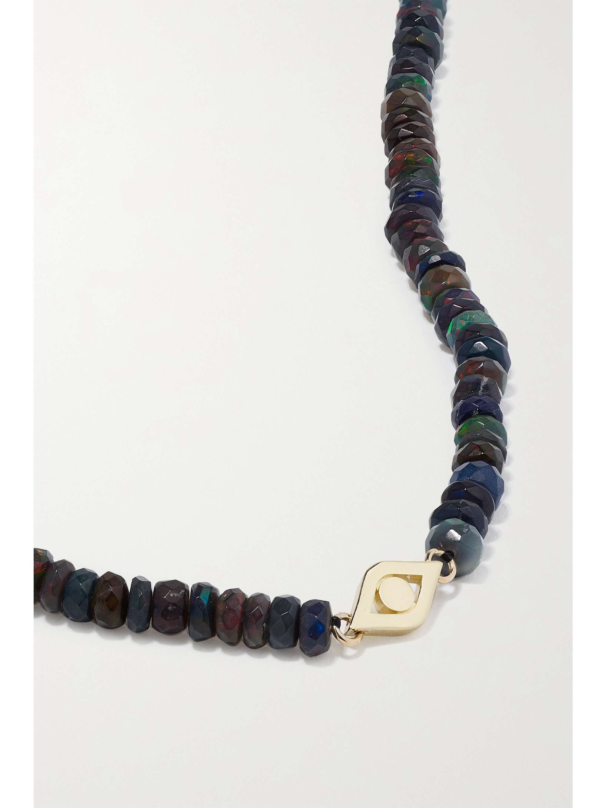 SYDNEY EVAN Collier en or 14 carats (585/1000) et opale