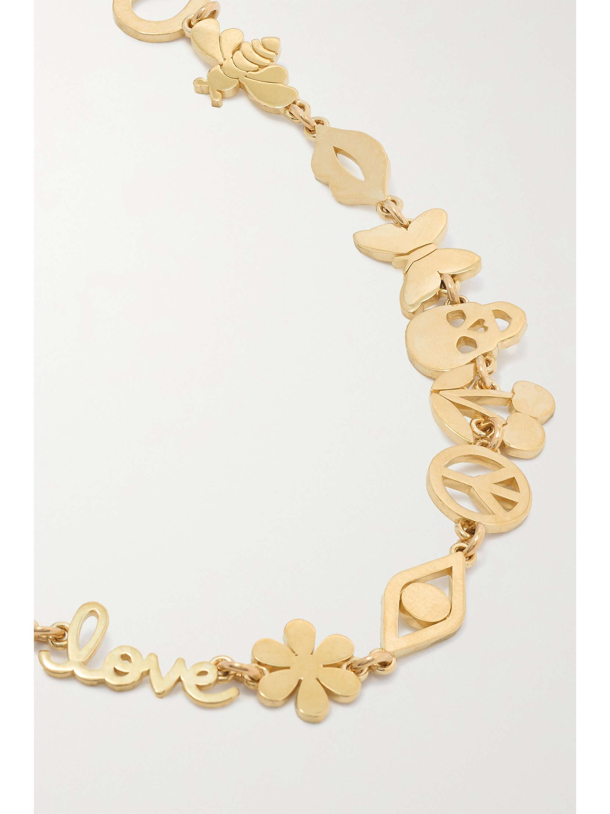 SYDNEY EVAN Tiny Pure 14-karat gold necklace