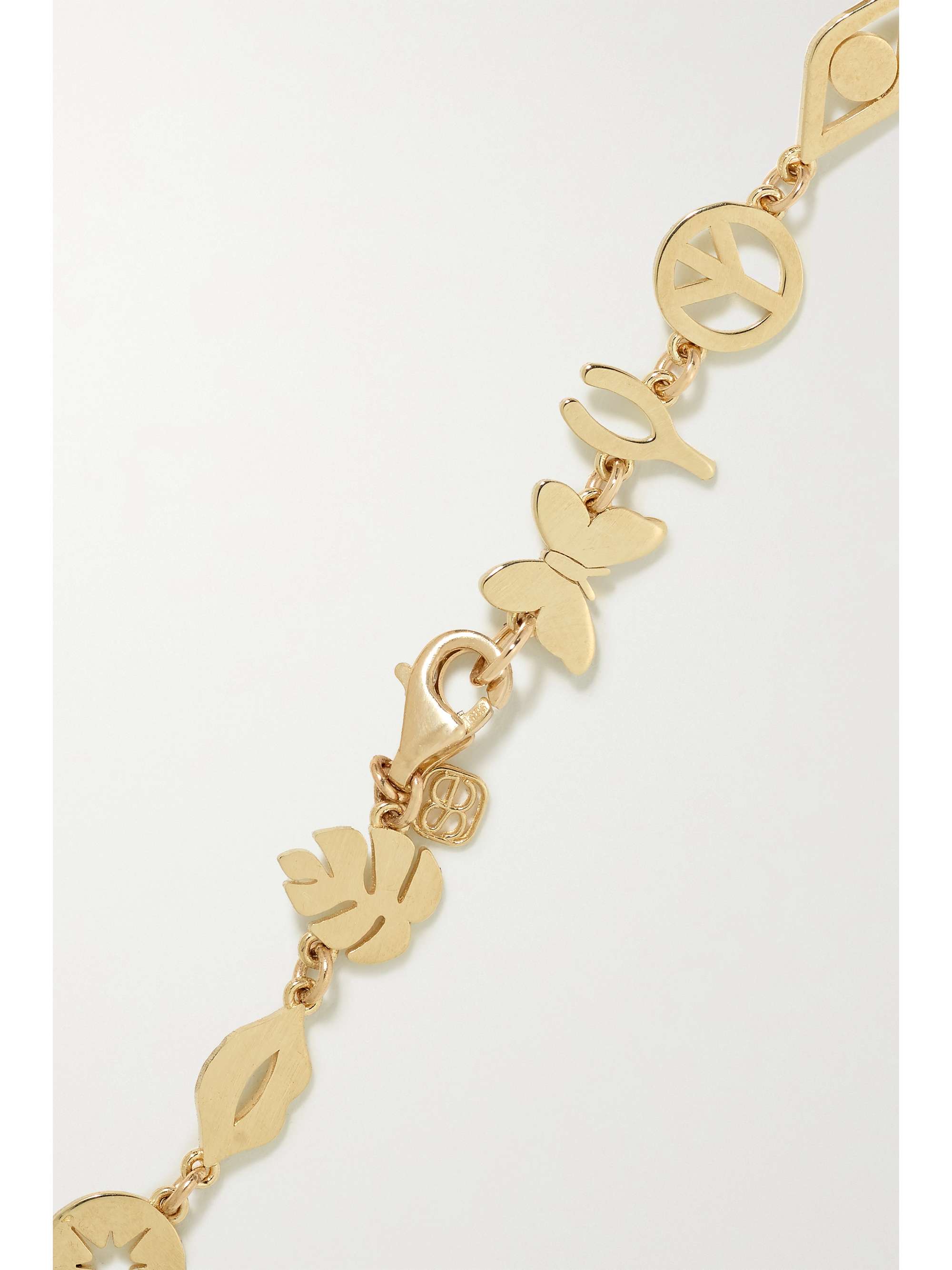 SYDNEY EVAN Tiny Pure 14-karat gold bracelet