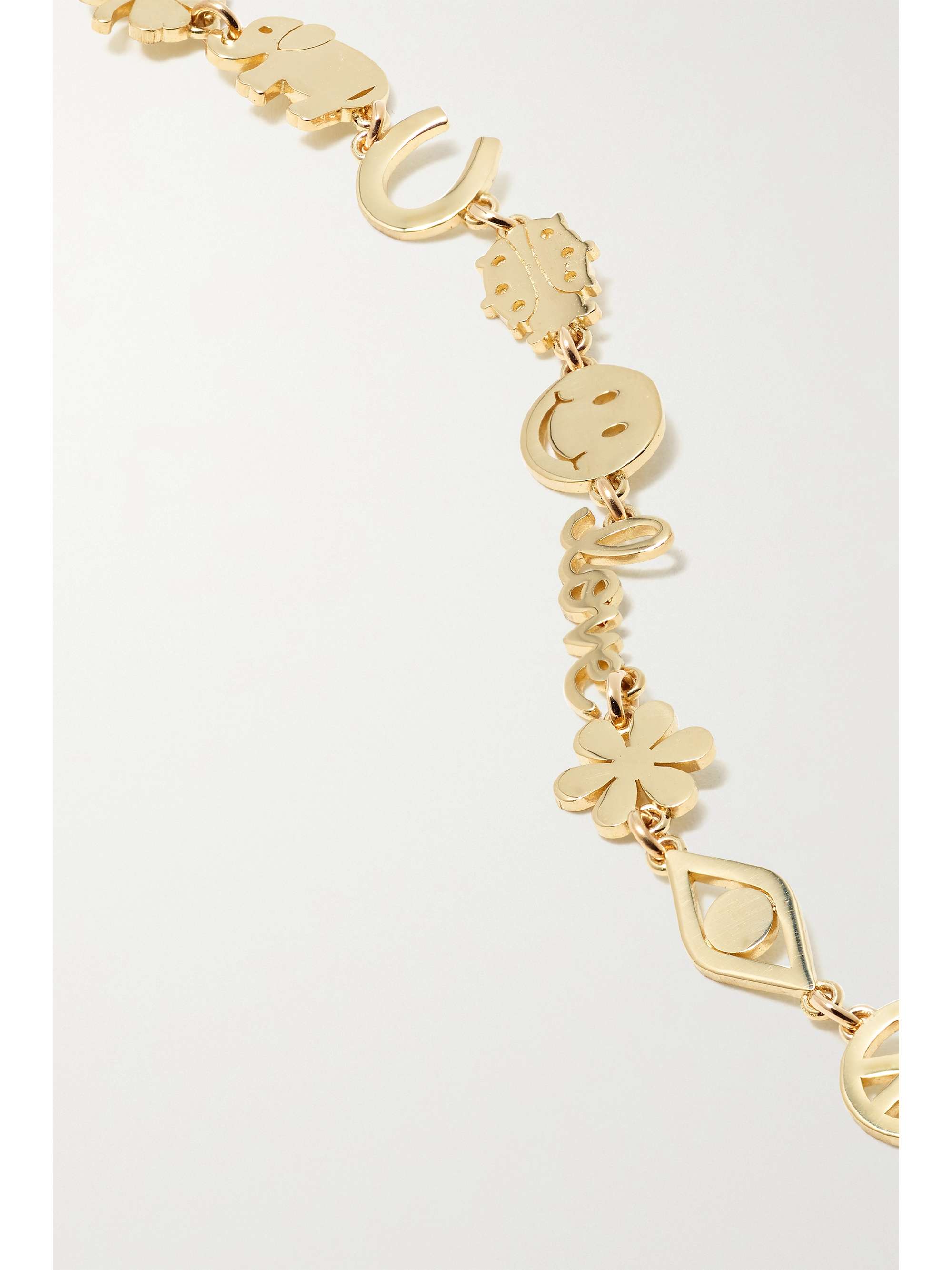 SYDNEY EVAN Tiny Pure 14-karat gold bracelet