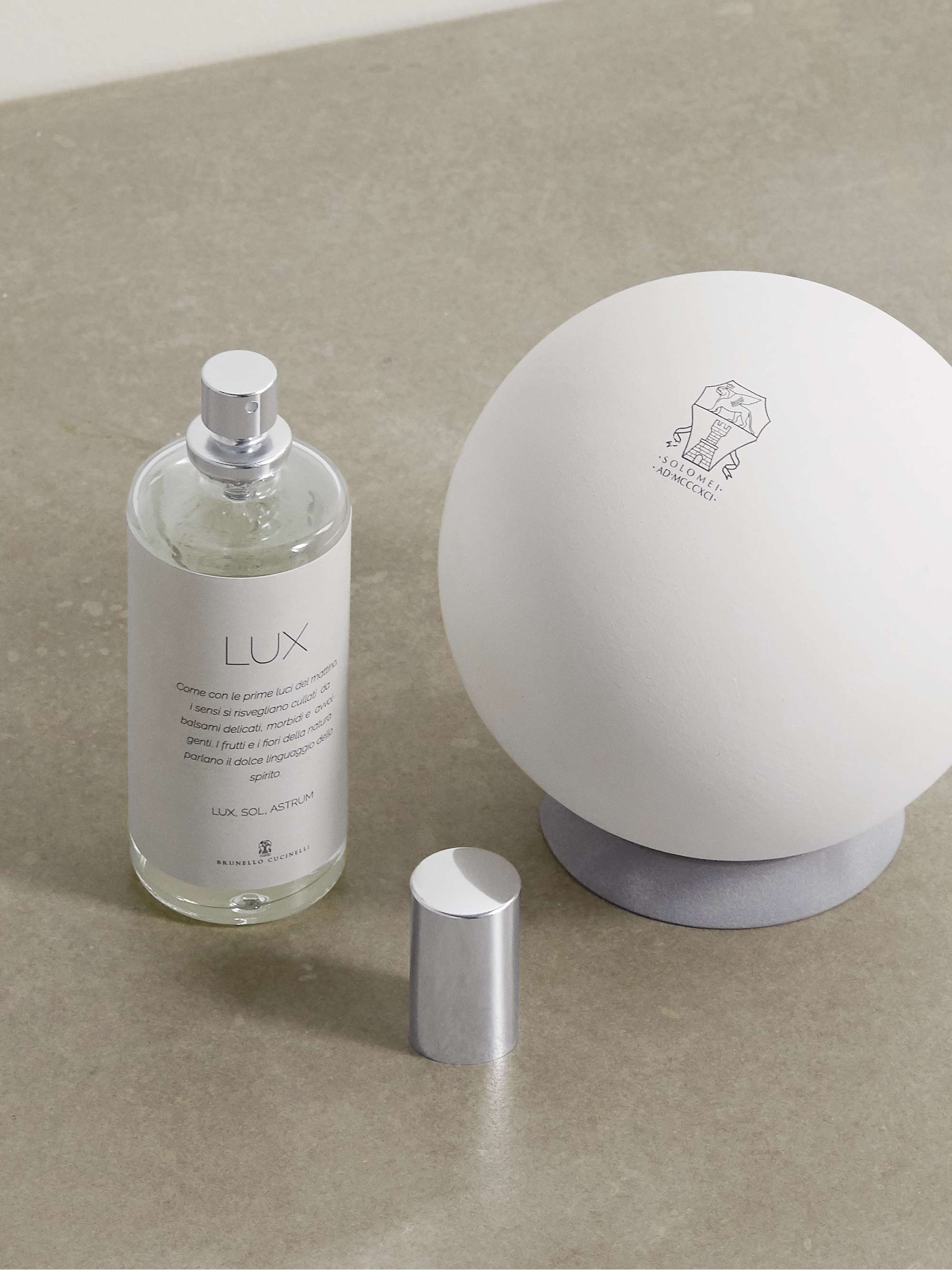 BRUNELLO CUCINELLI Lux Sphere diffuser and refill set