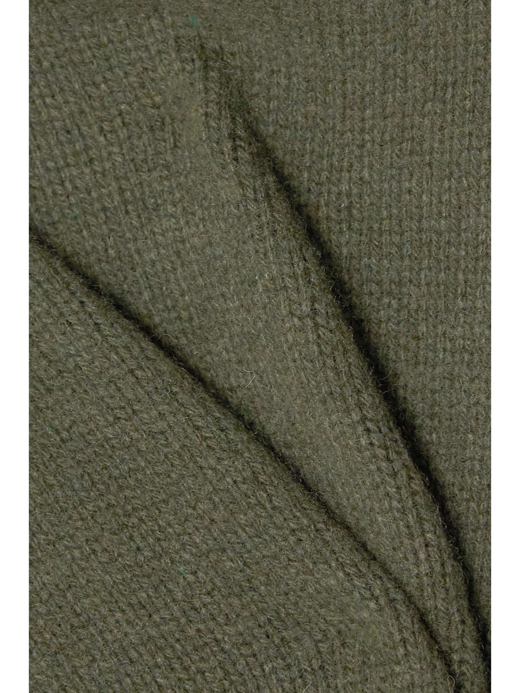 REJINA PYO + NET SUSTAIN Lyn asymmetric cashmere turtleneck sweater