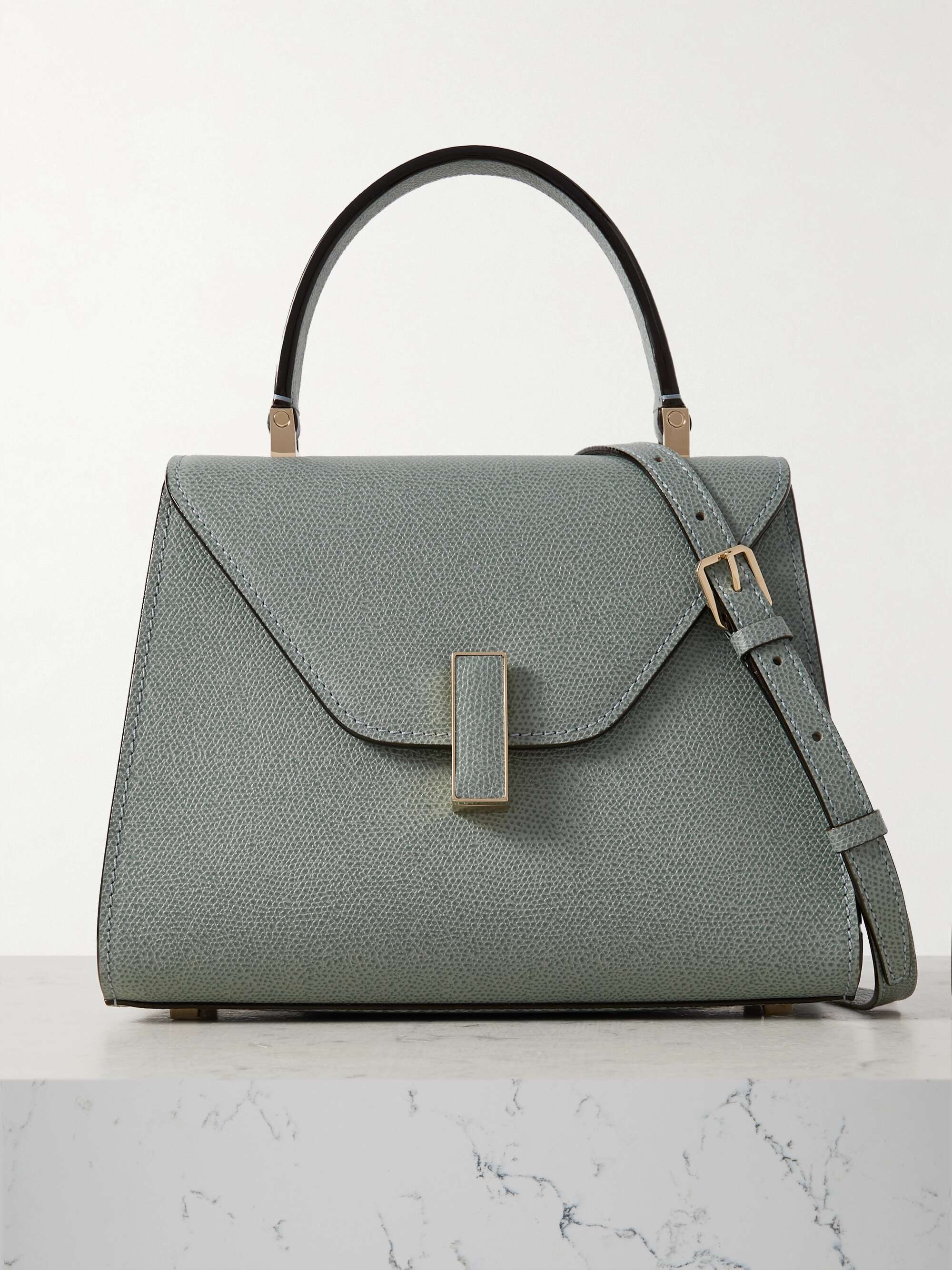 VALEXTRA Iside mini textured-leather tote | NET-A-PORTER