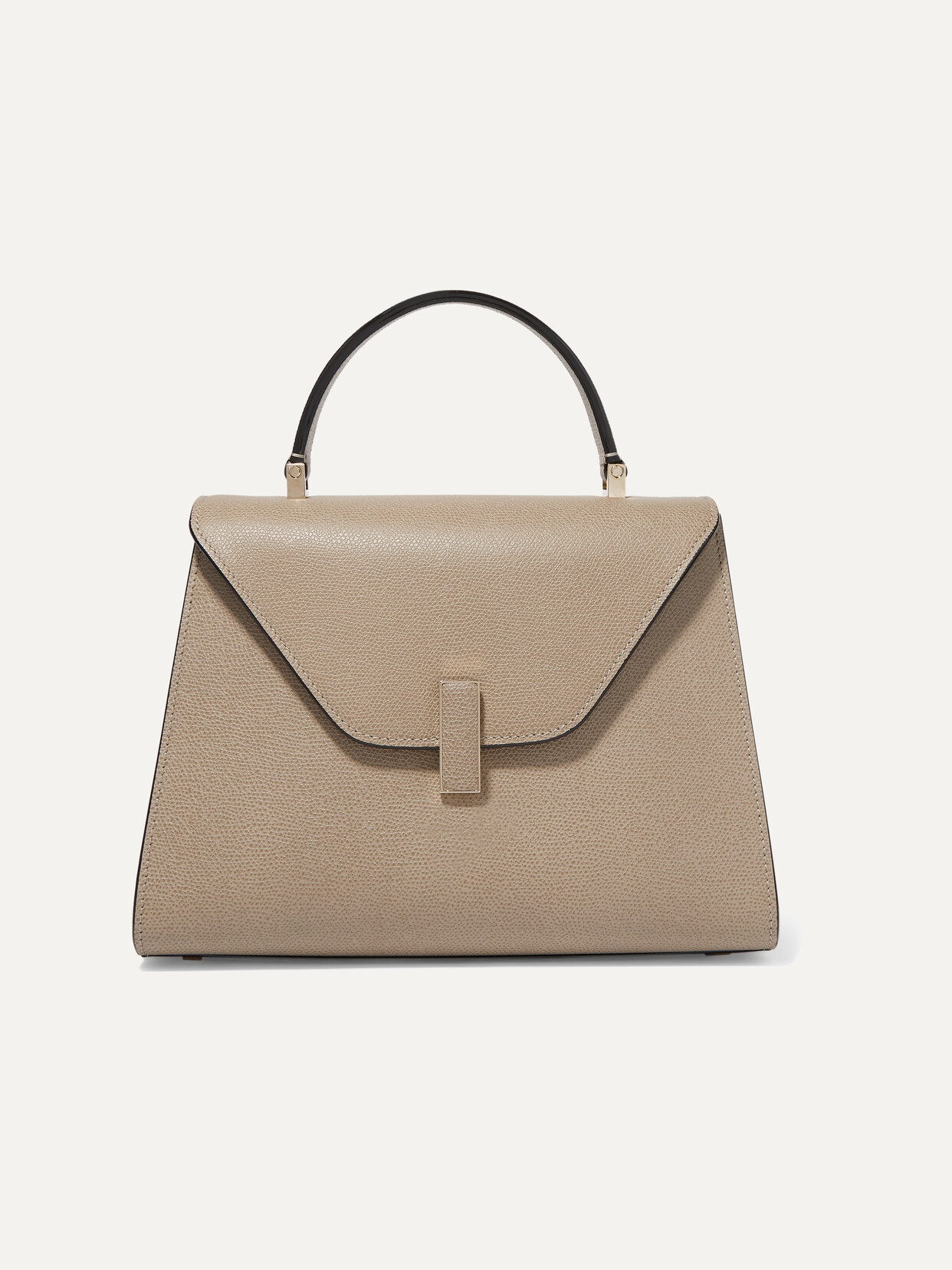 Valextra - Iside Medium Textured-leather Tote - Neutrals