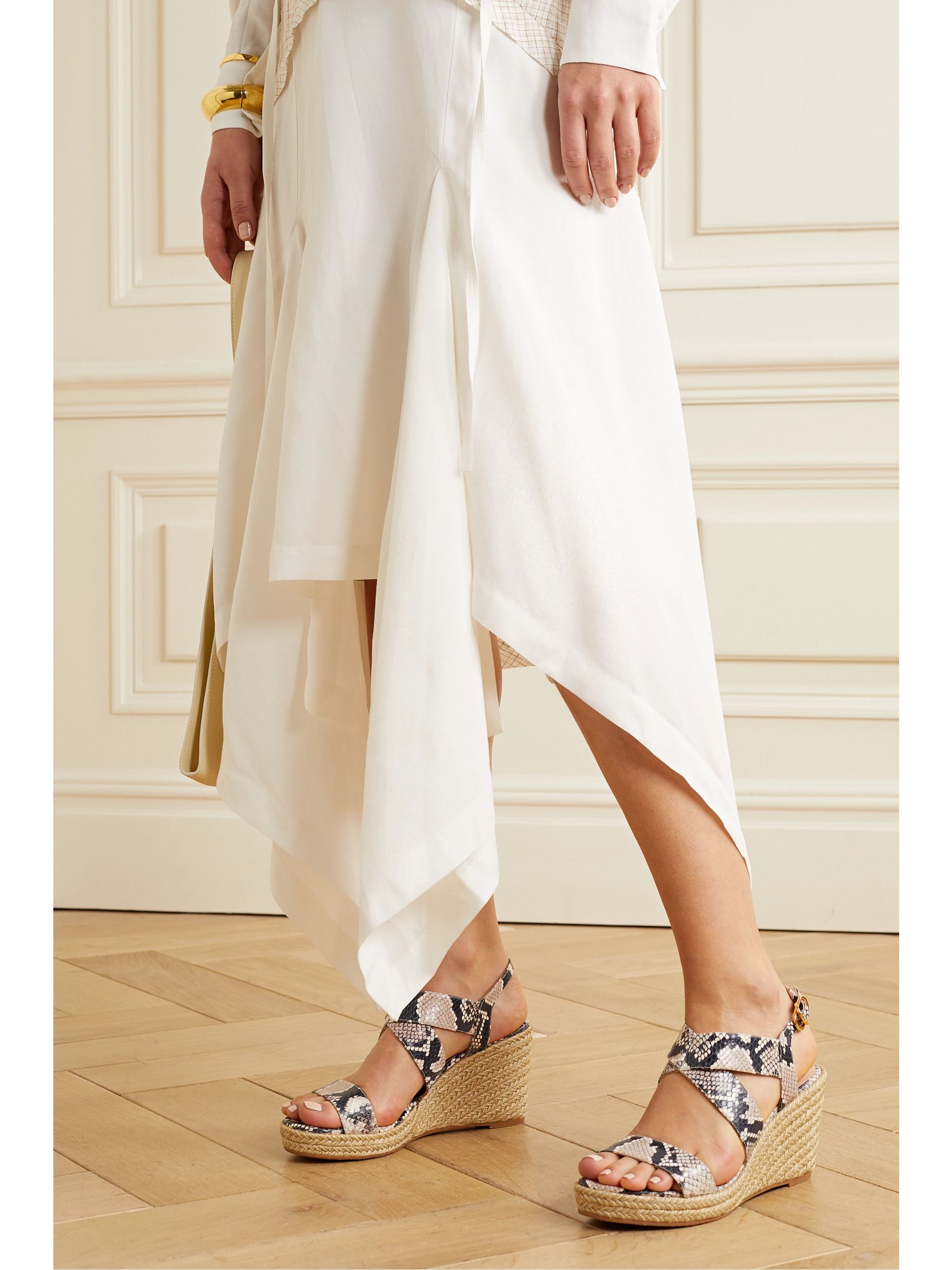stuart weitzman espadrille wedges