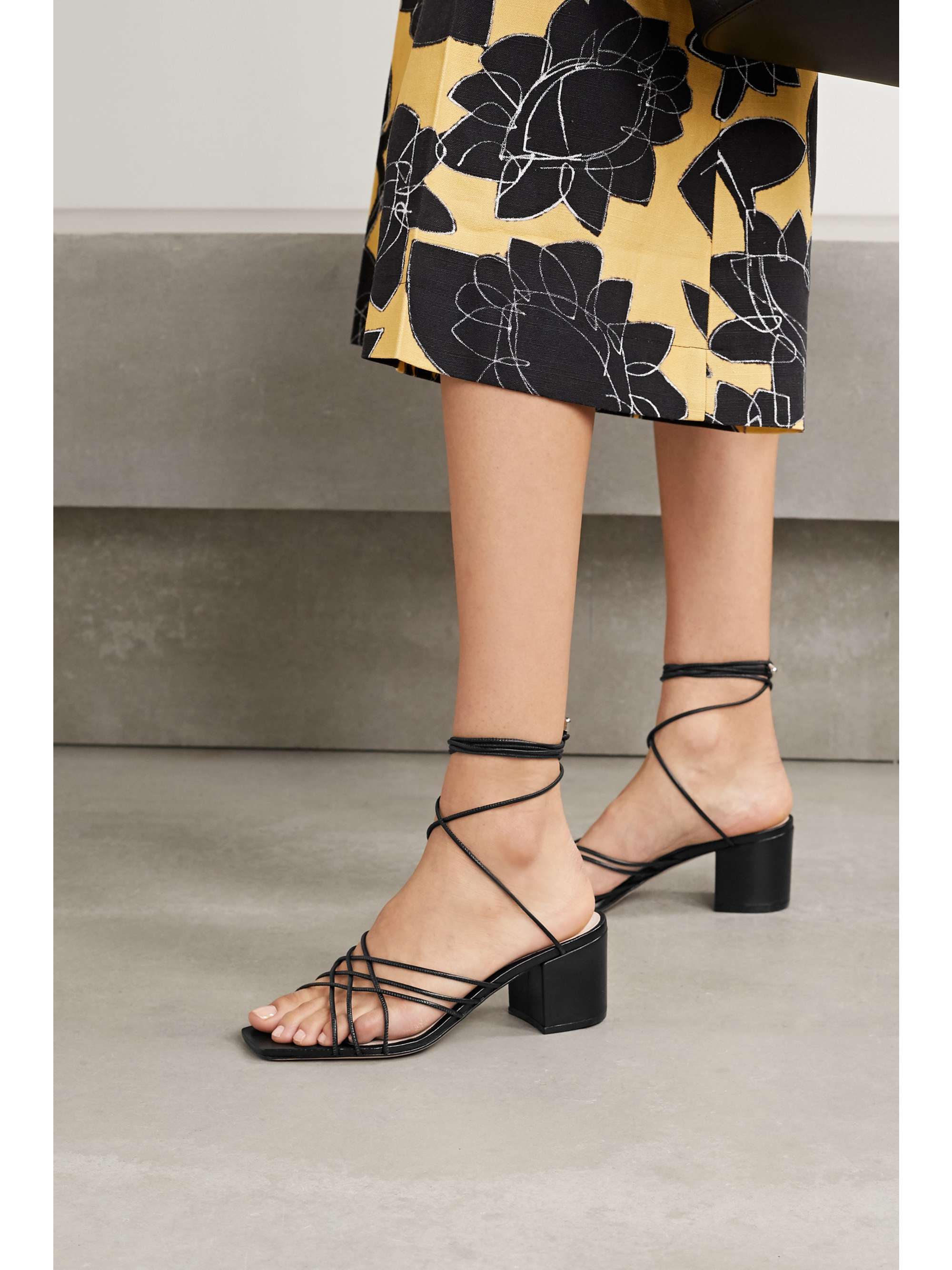 PORTE & PAIRE Leather sandals