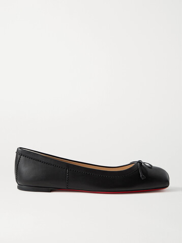 CHRISTIAN LOUBOUTIN Mamadrague leather ballet flats