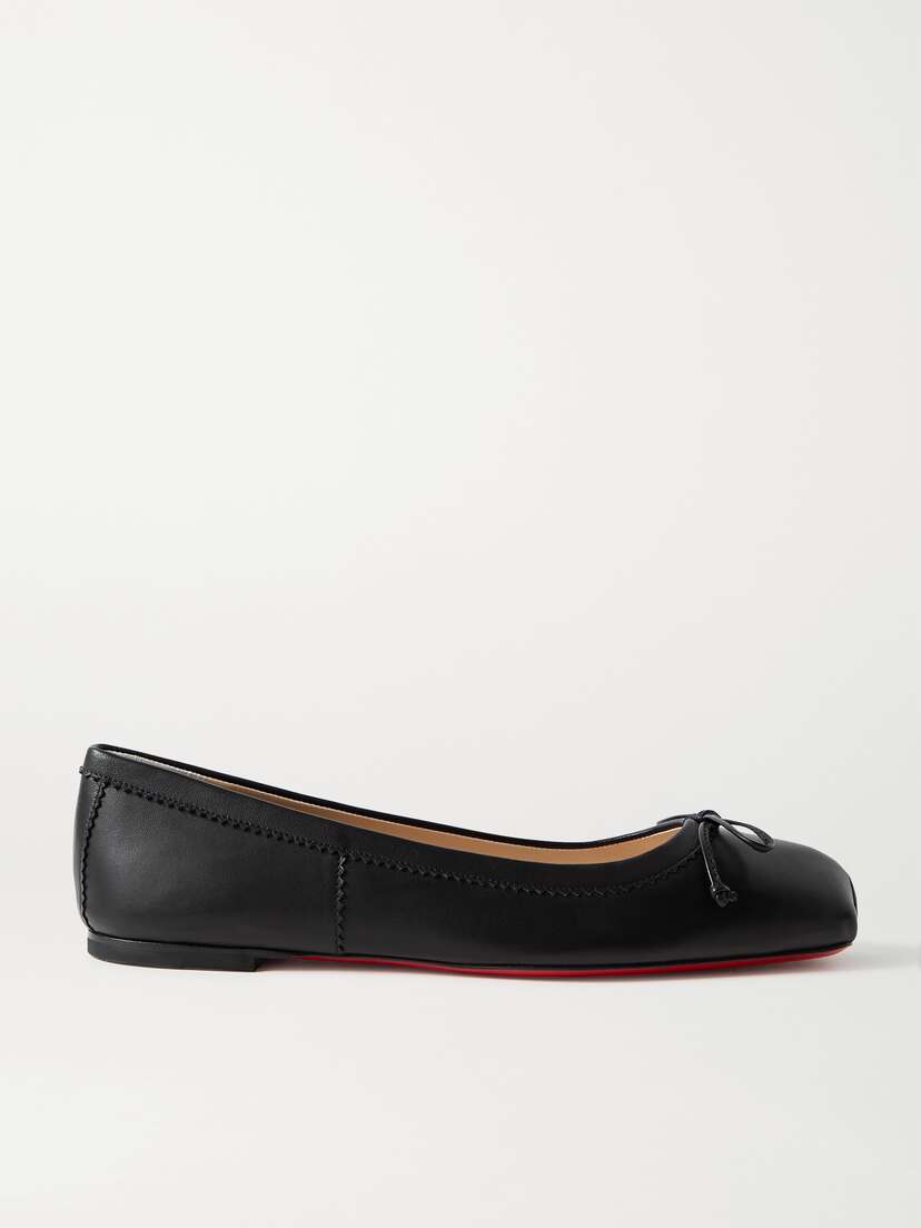 Christian Louboutin Mamadrague Leather Ballet Flats