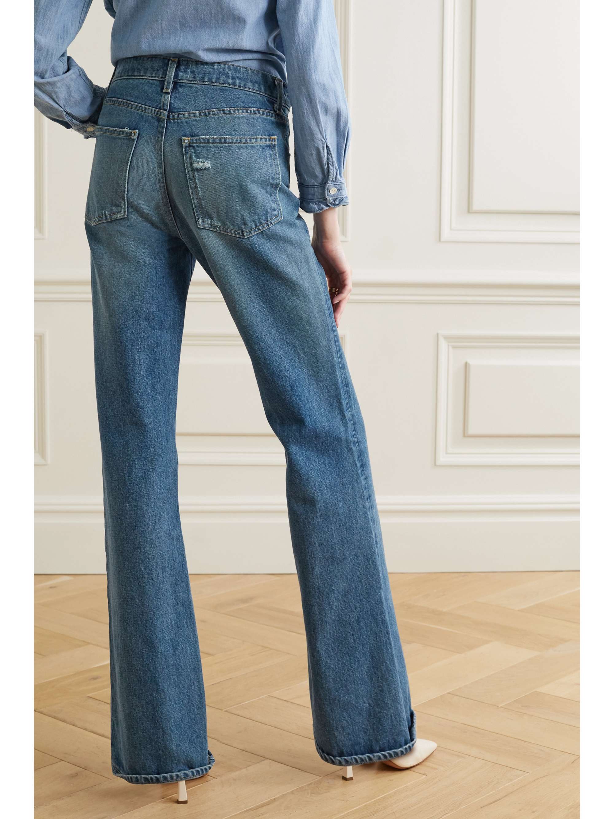 NILI LOTAN Celia high-rise straight-leg jeans