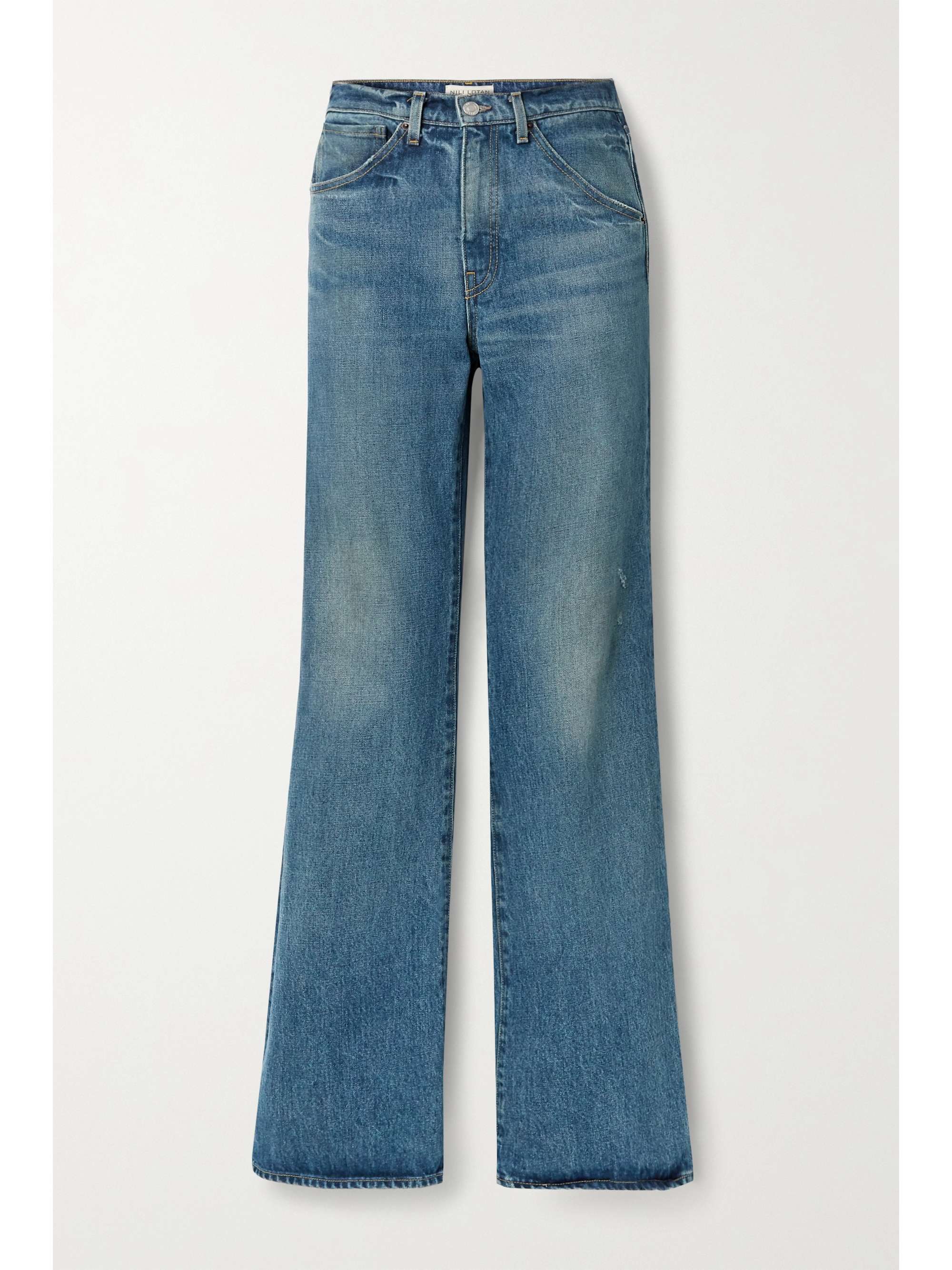 NILI LOTAN Celia high-rise straight-leg jeans