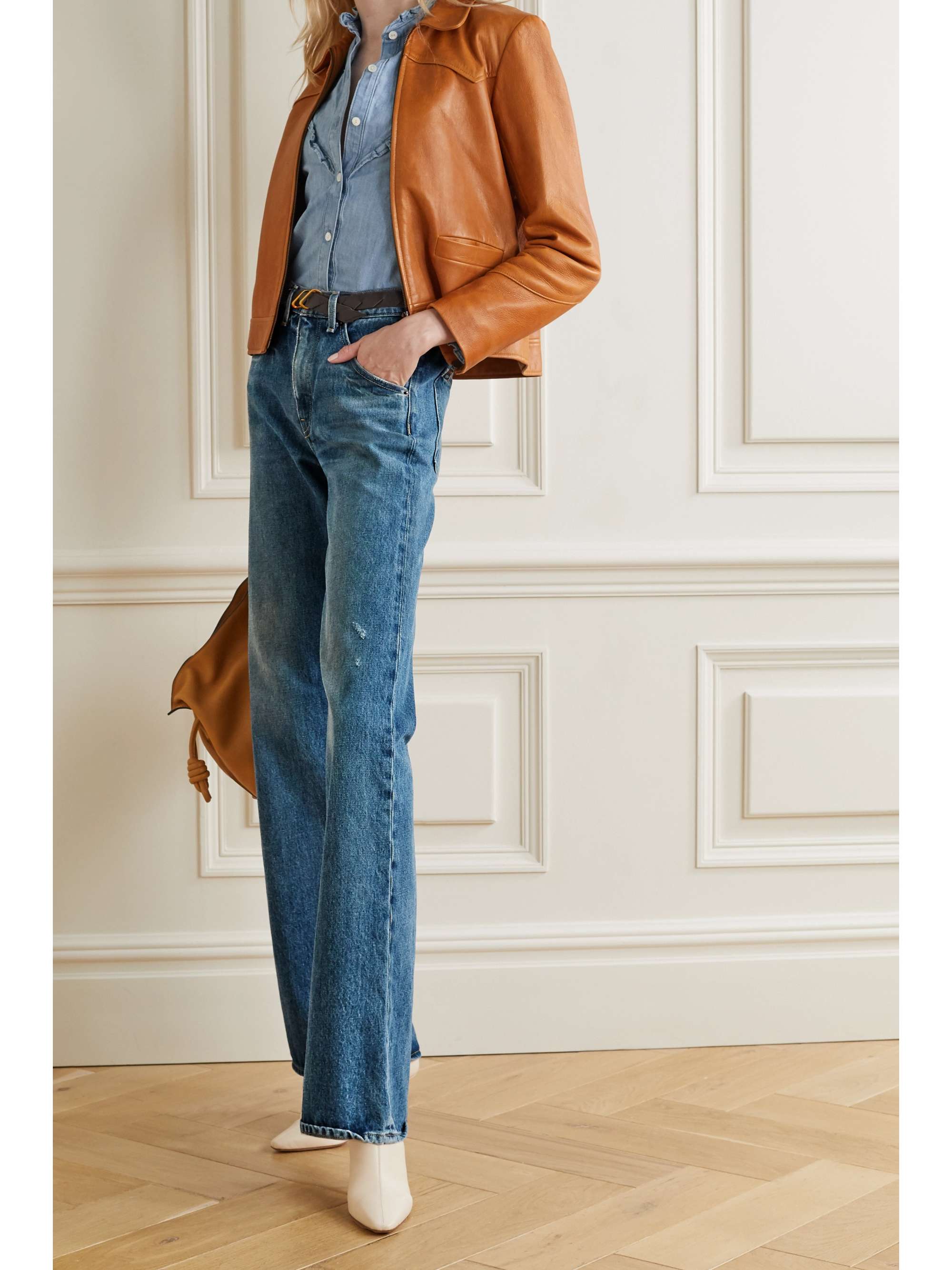 NILI LOTAN Celia high-rise straight-leg jeans