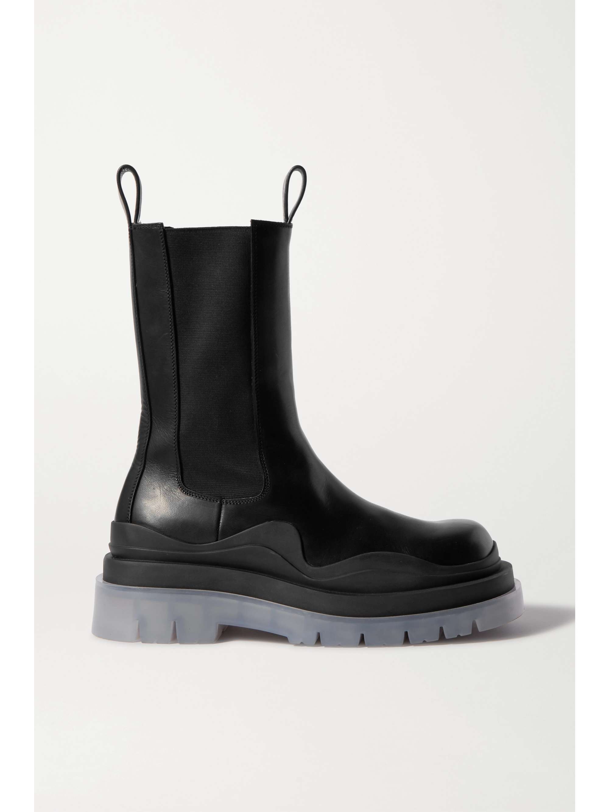 Black Tire rubber-trimmed Chelsea boots | BOTTEGA |