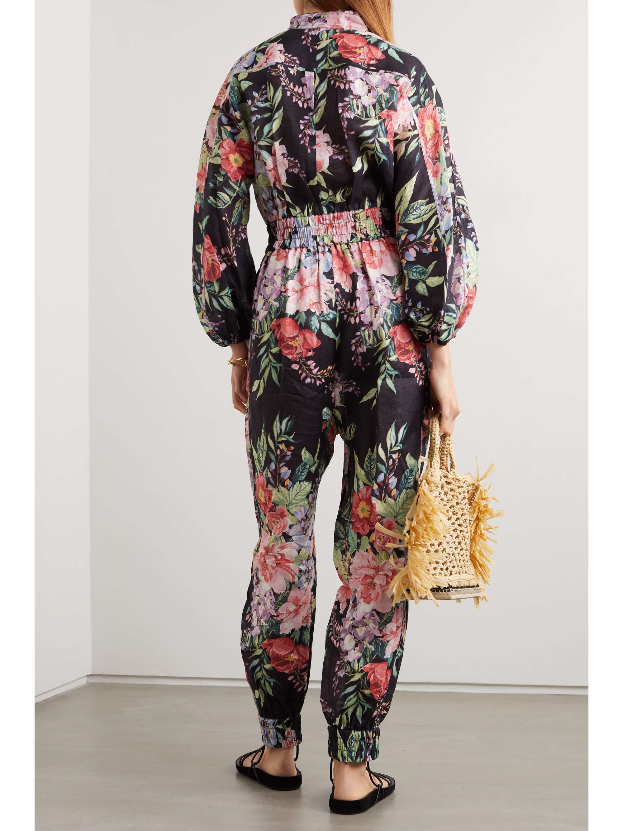 ZIMMERMANN Brighton printed linen jumpsuit