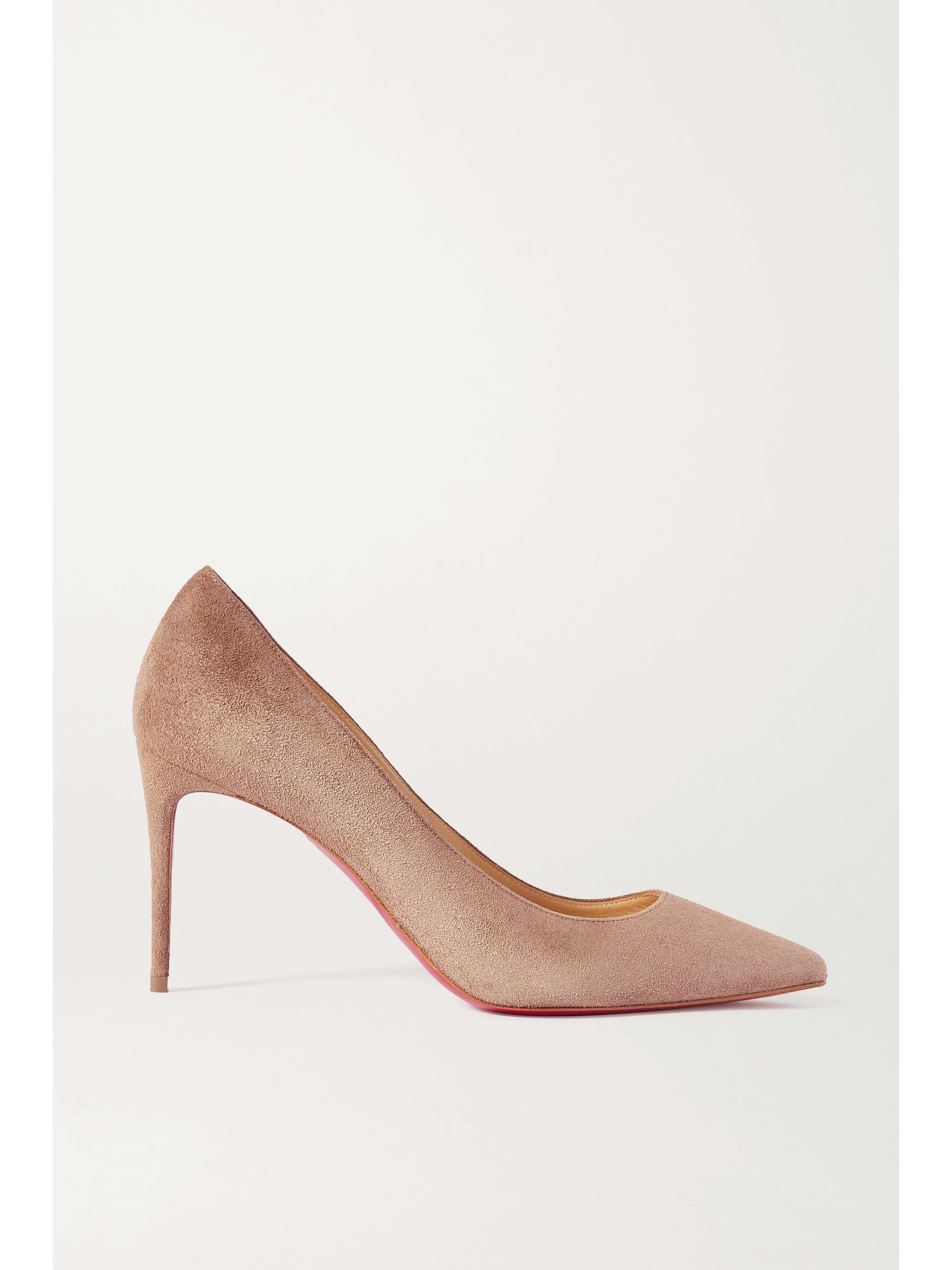 suede pumps beige