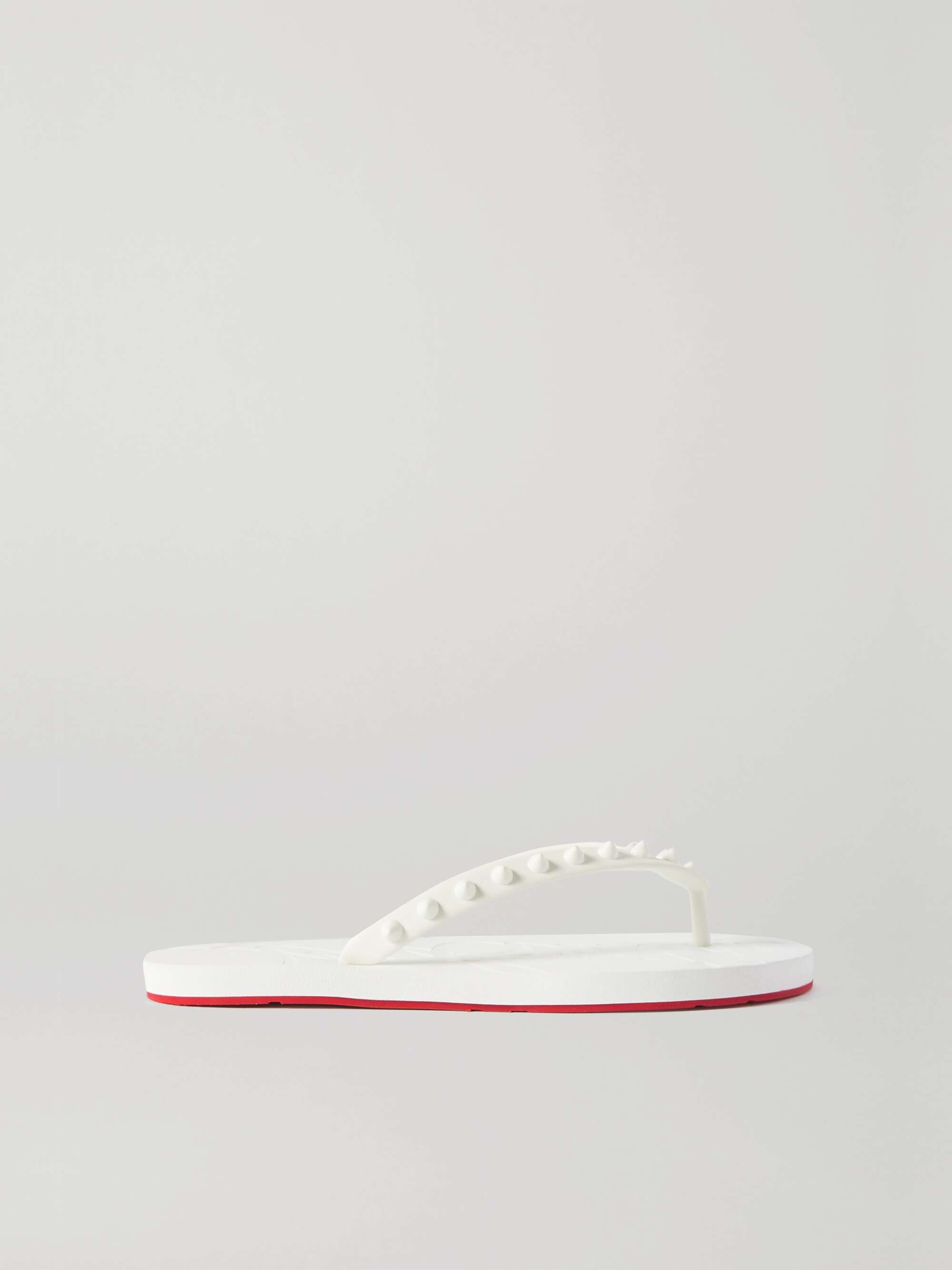 Loubi Flip Donna spiked rubber flip flops