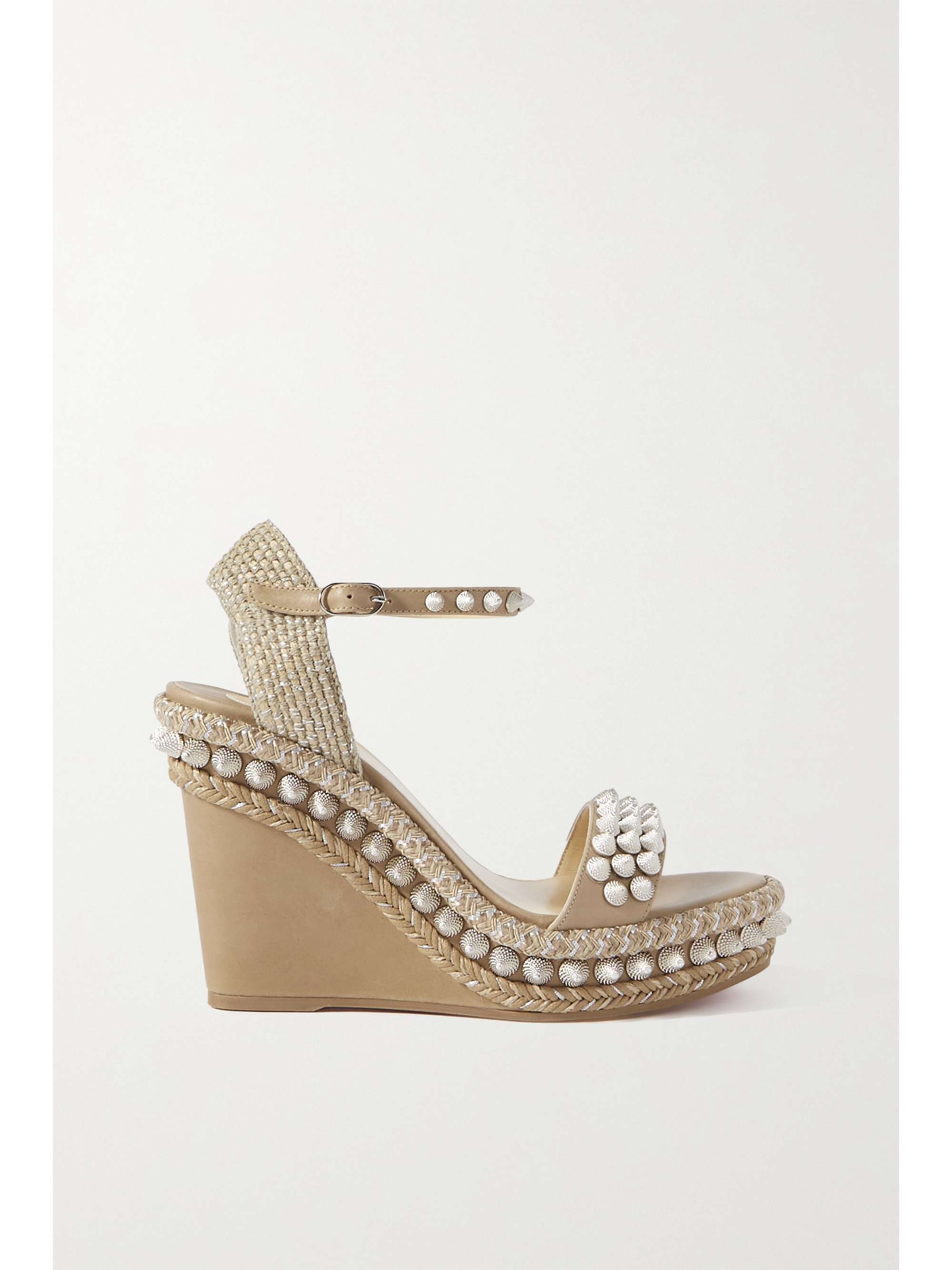 christian louboutin wedge sandals