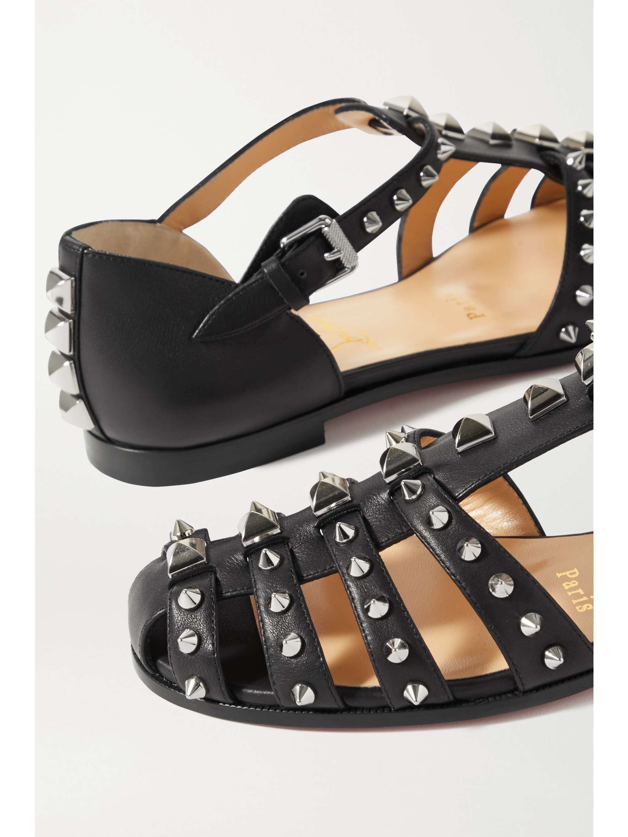 christian louboutin studded sandals
