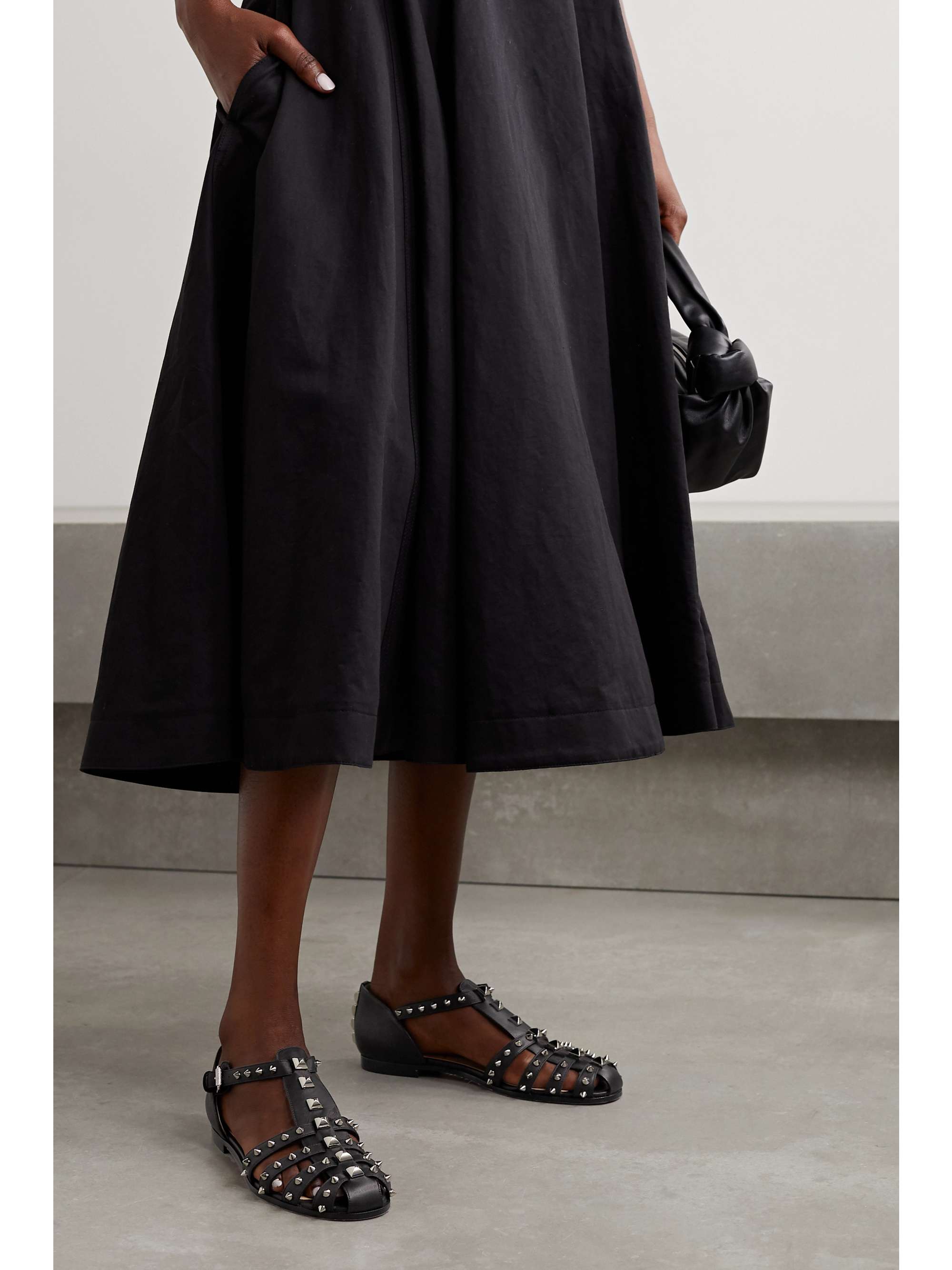 louboutin studded sandals