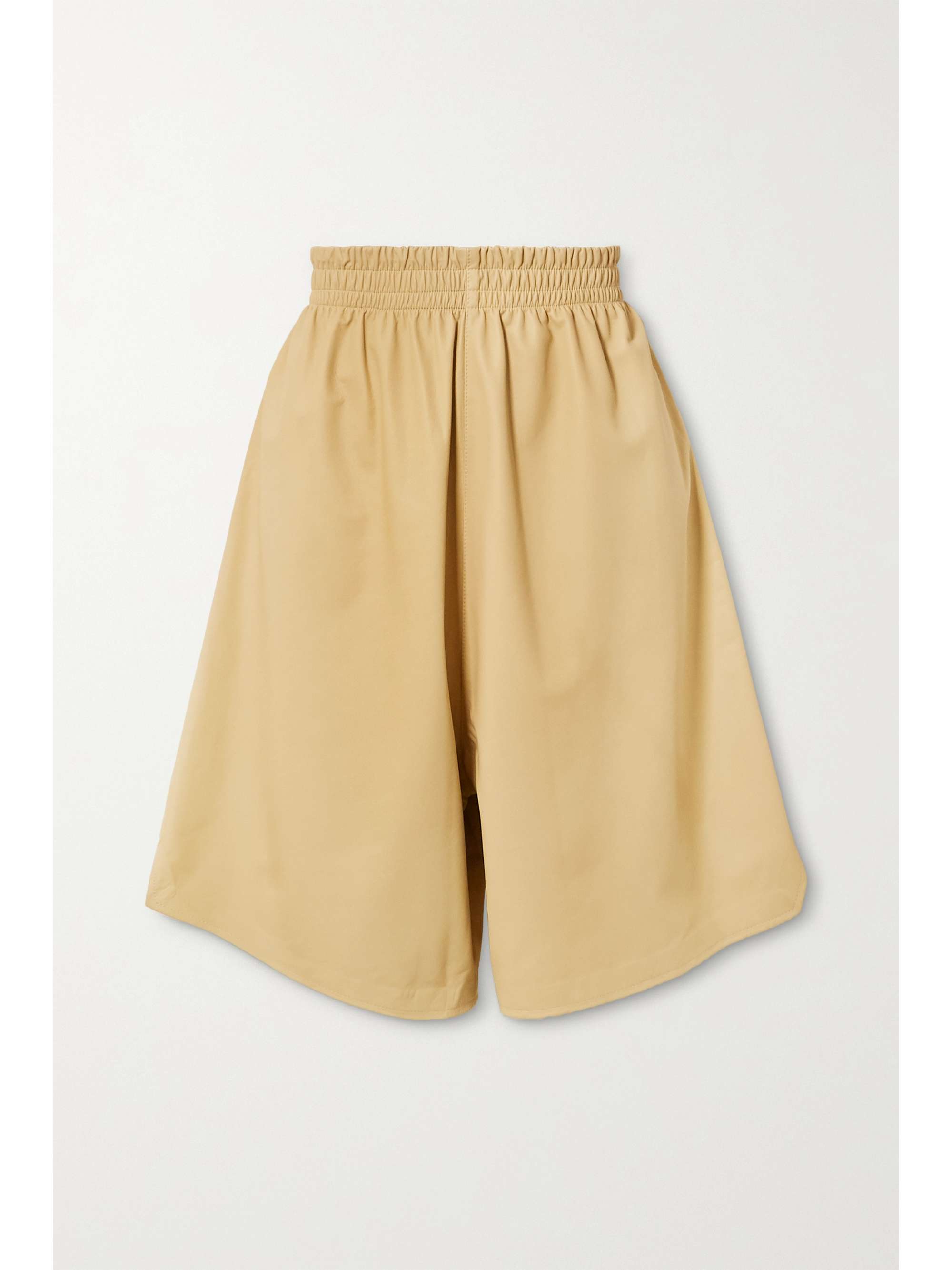 Cream Leather shorts | BOTTEGA VENETA 