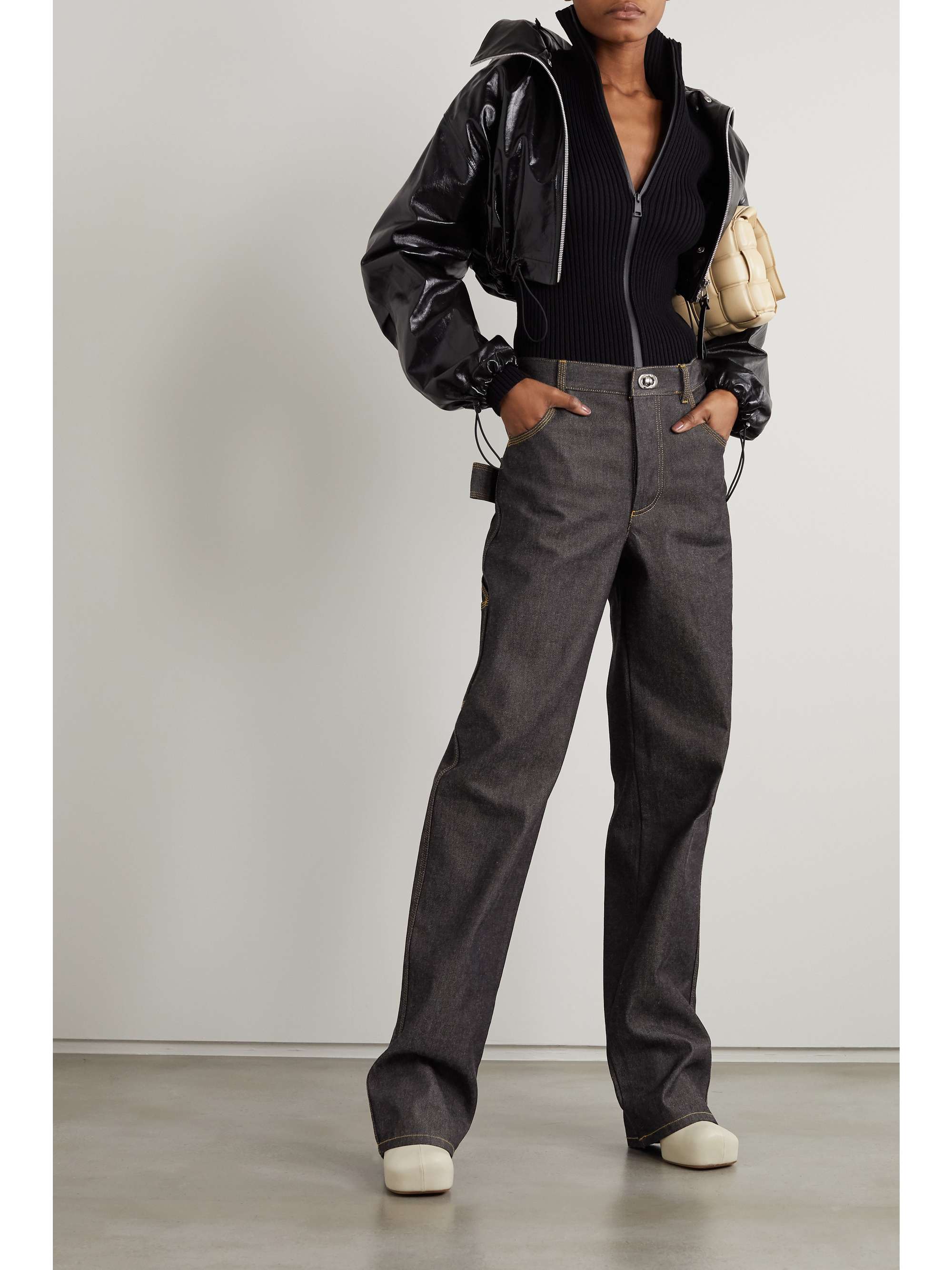 Navy Boyfriend jeans | BOTTEGA VENETA | NET-A-PORTER