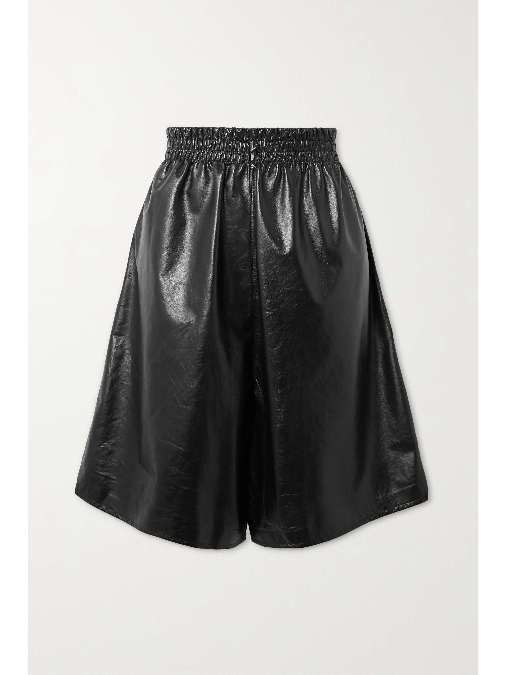 Black Leather Shorts Bottega Veneta Net A Porter