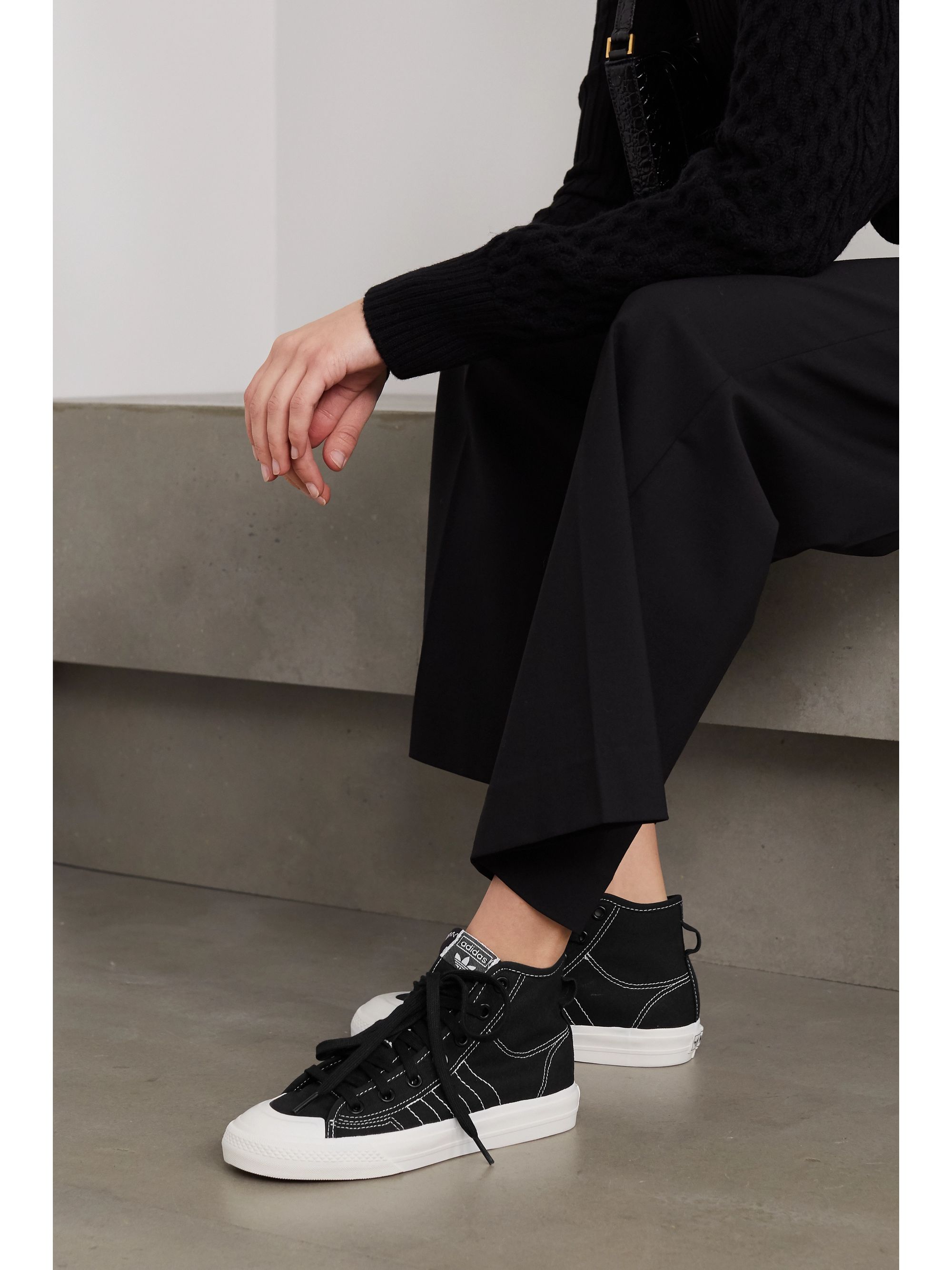 nizza high top shoes black