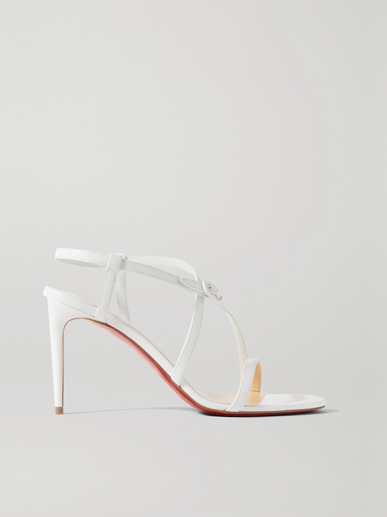 christian louboutin white sandals