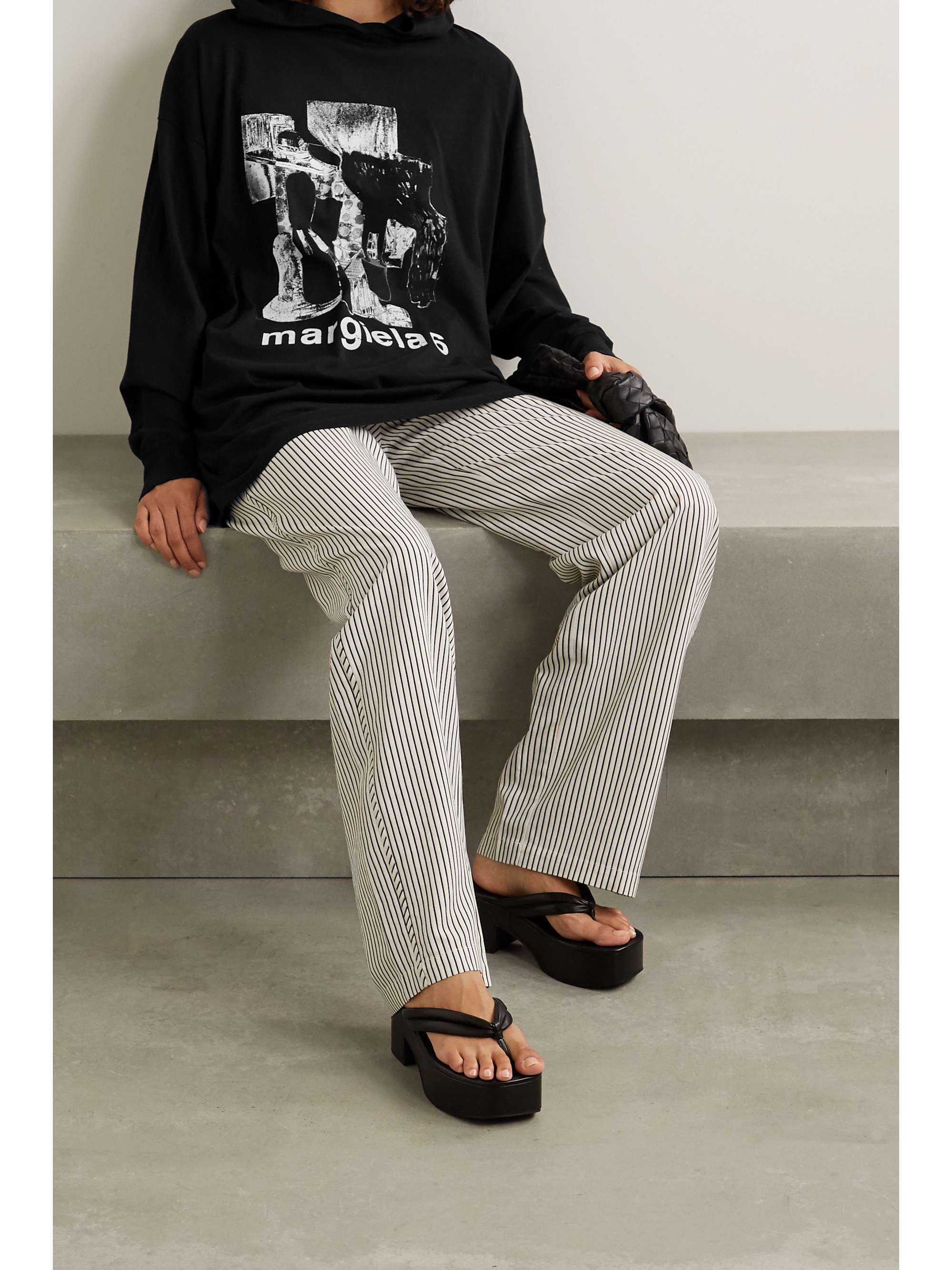 MM6 MAISON MARGIELA Oversized printed cotton-jersey hoodie