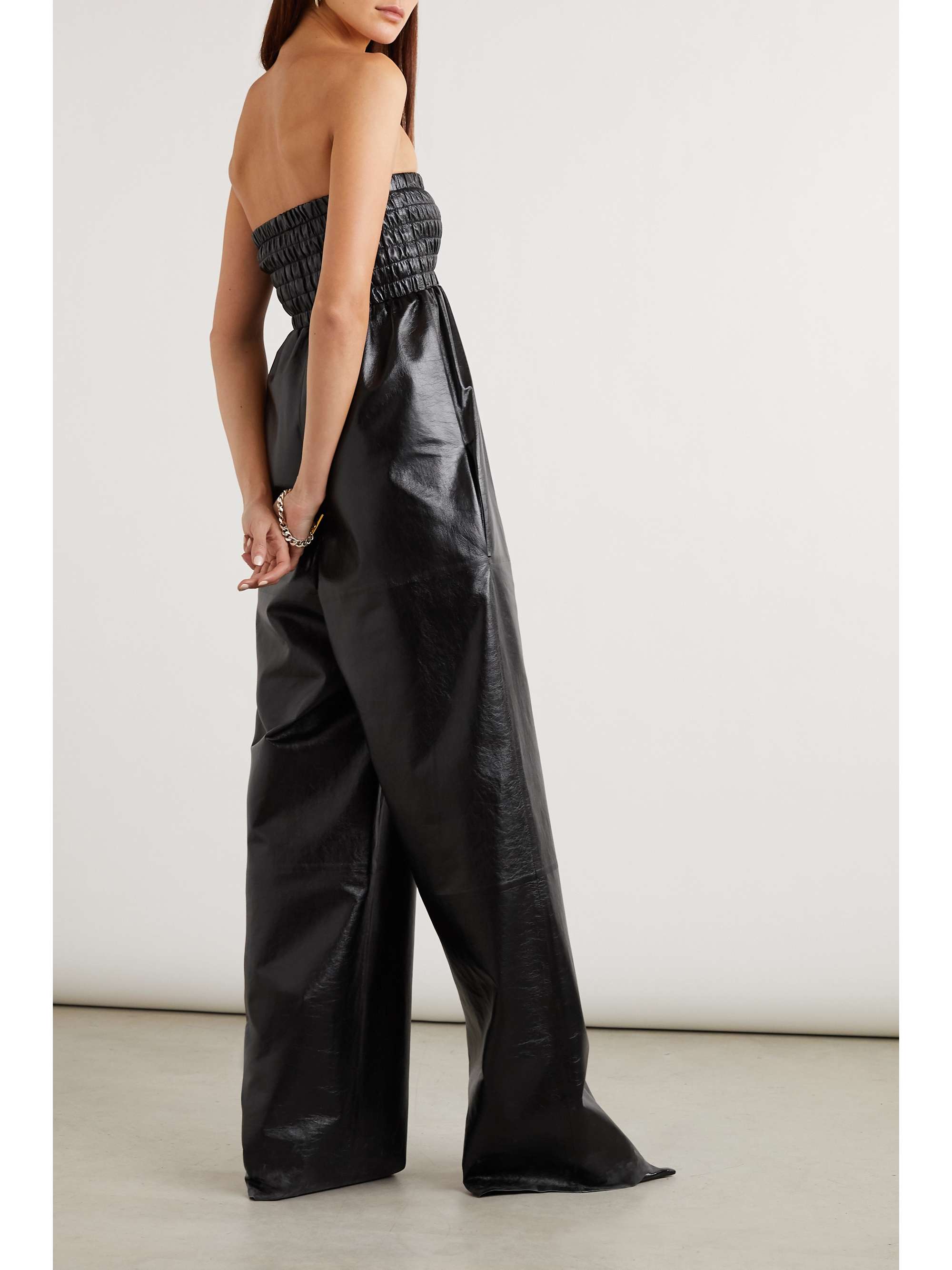 leather jumpsuit | BOTTEGA VENETA 