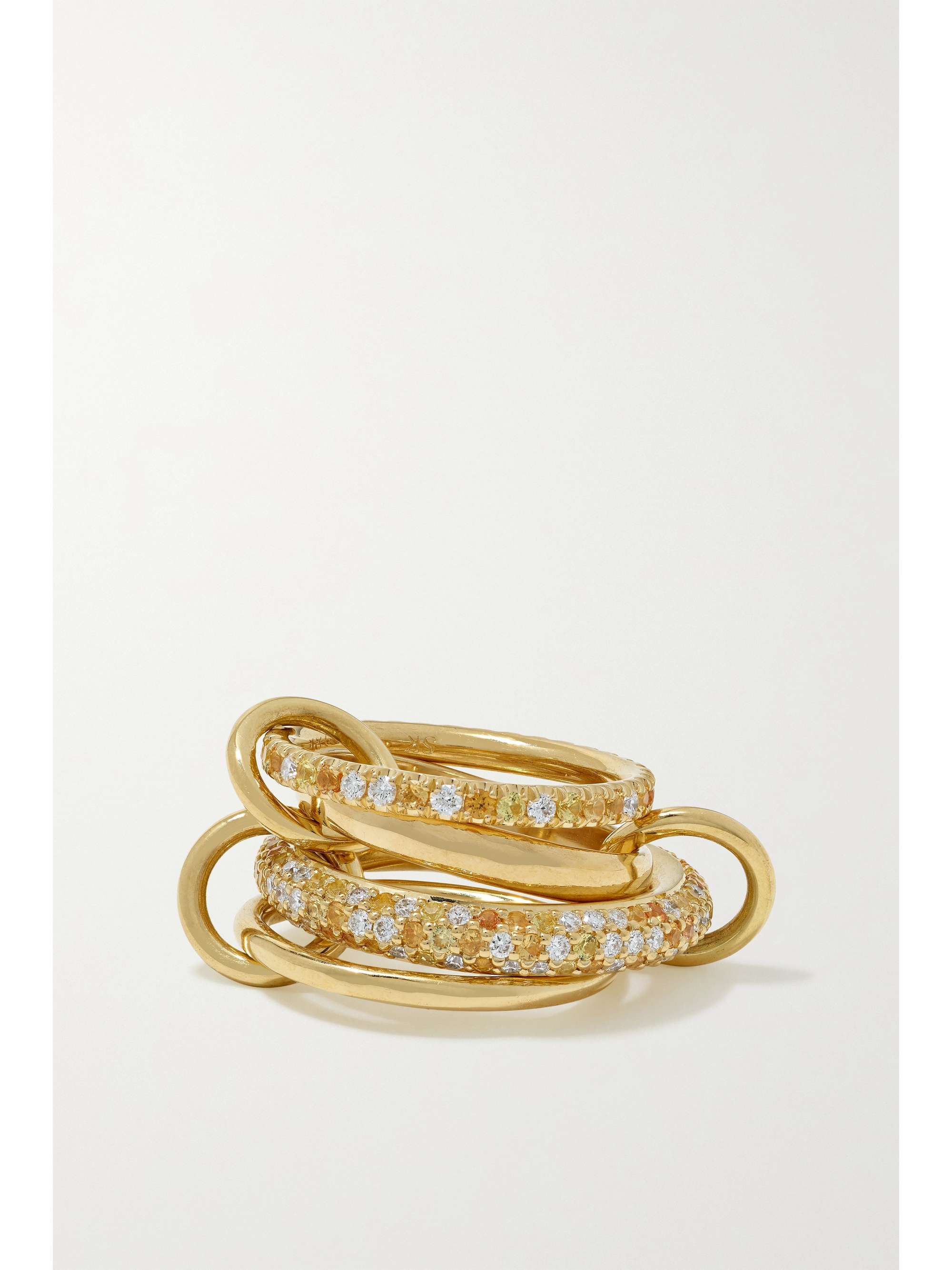 SPINELLI KILCOLLIN 18-karat gold, sapphire and diamond rings