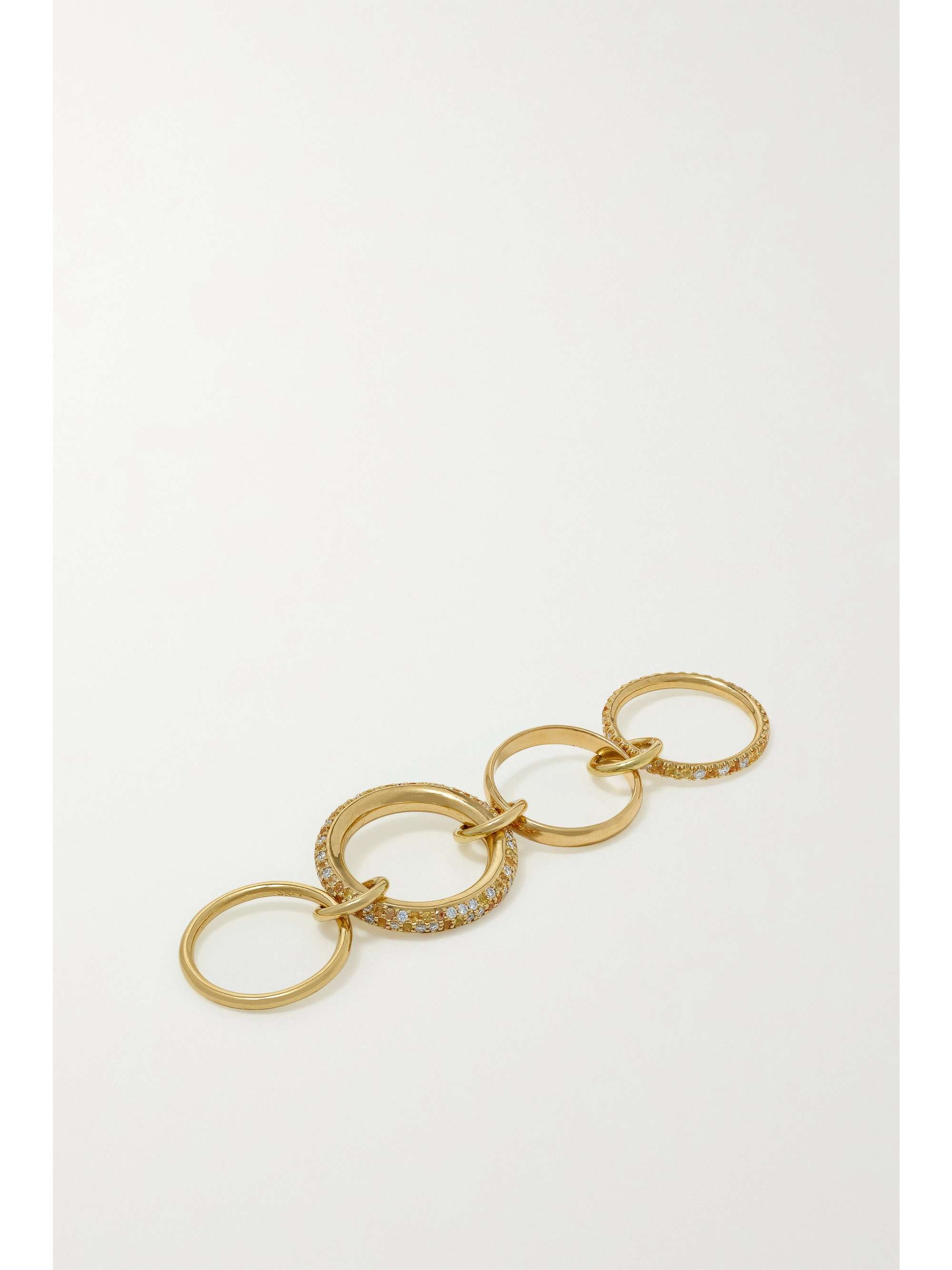 SPINELLI KILCOLLIN 18-karat gold, sapphire and diamond rings
