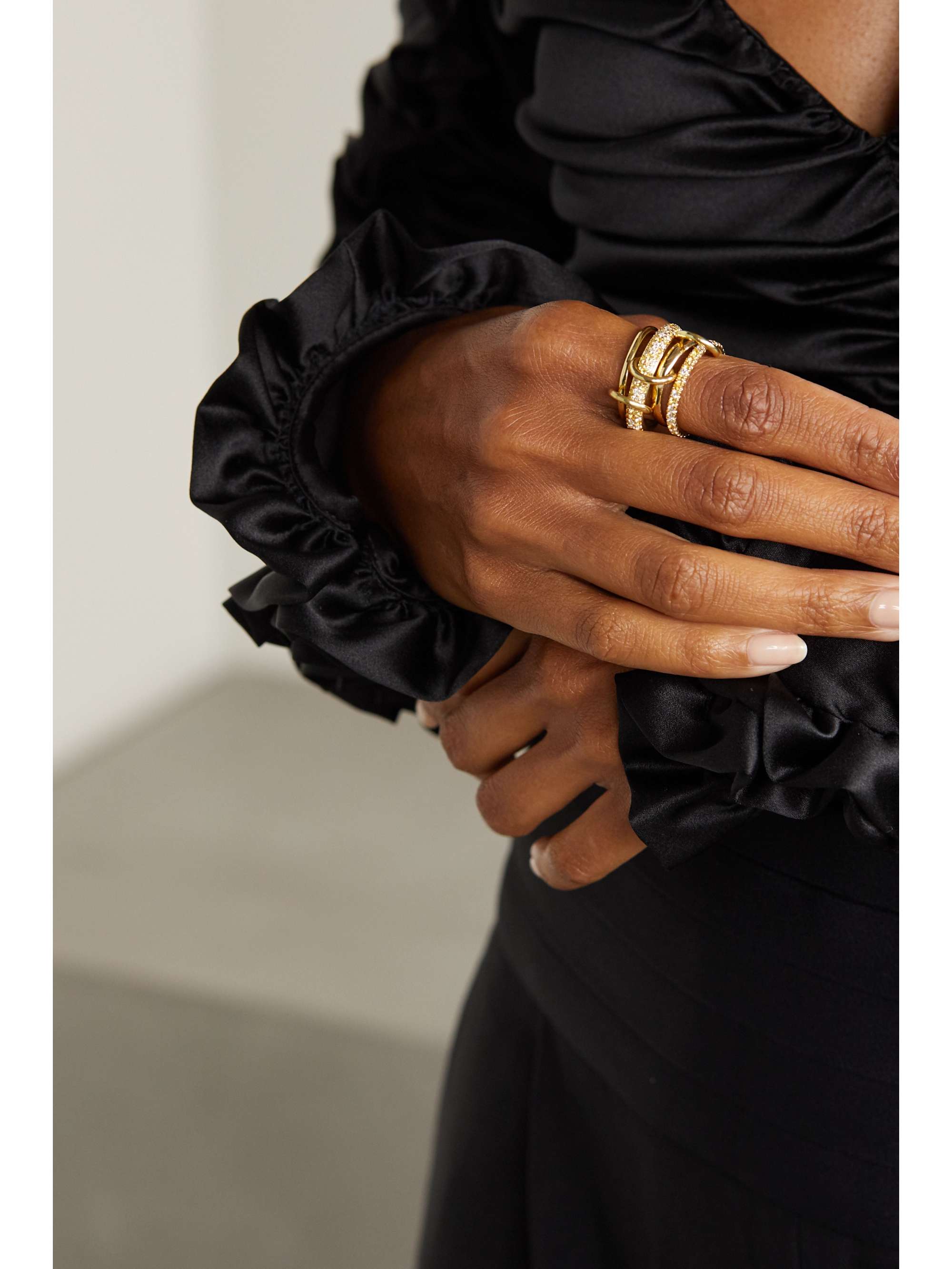 SPINELLI KILCOLLIN 18-karat gold, sapphire and diamond rings