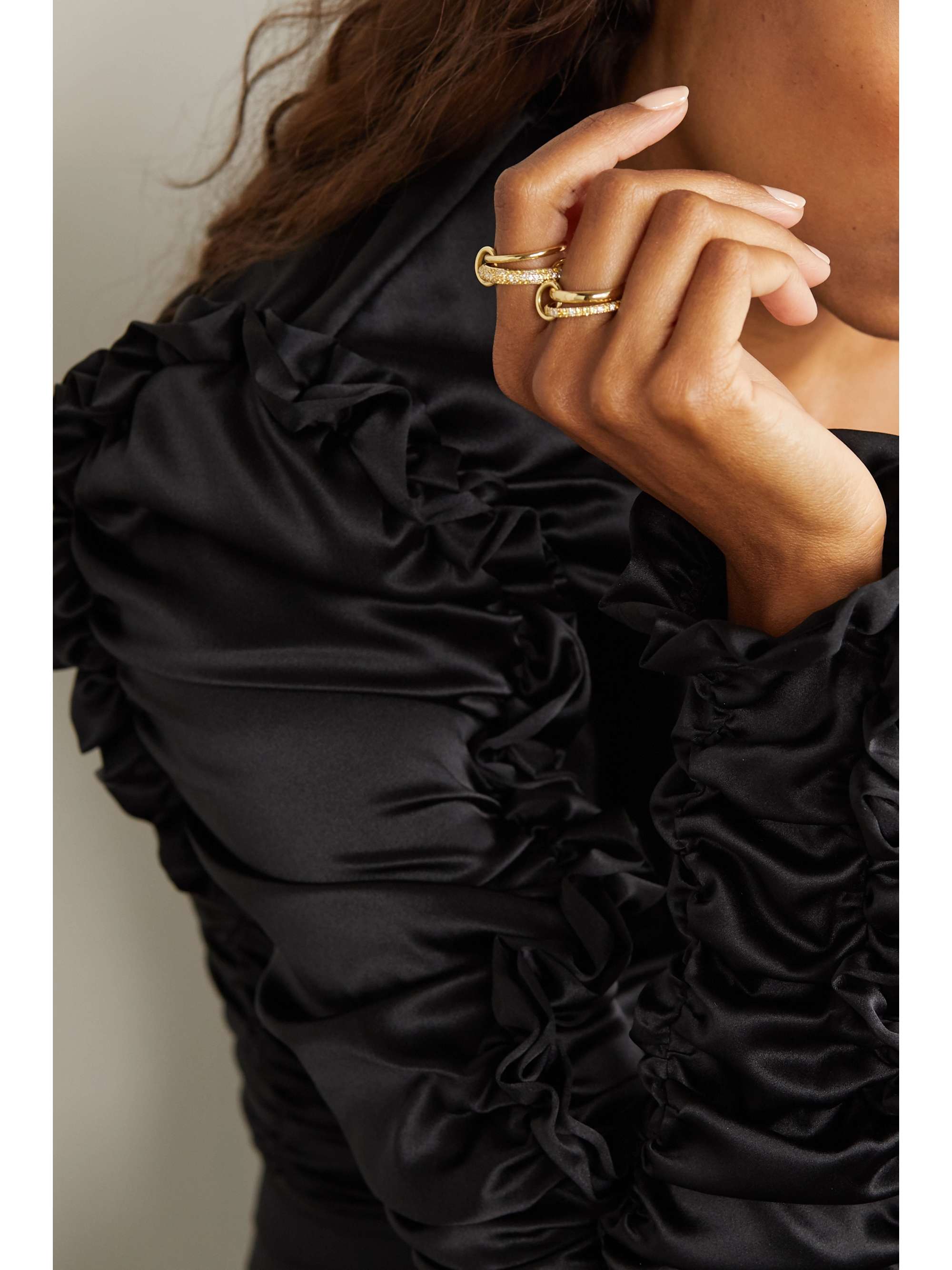 SPINELLI KILCOLLIN 18-karat gold, sapphire and diamond rings