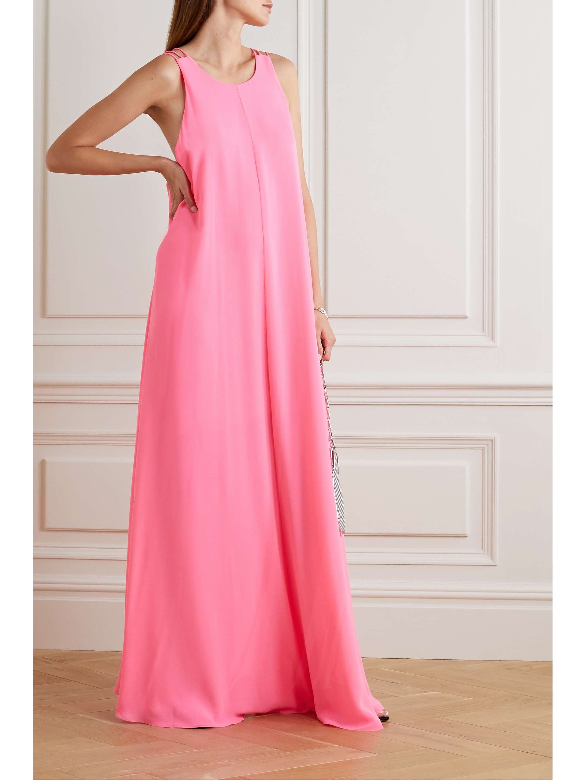 net long maxi dresses