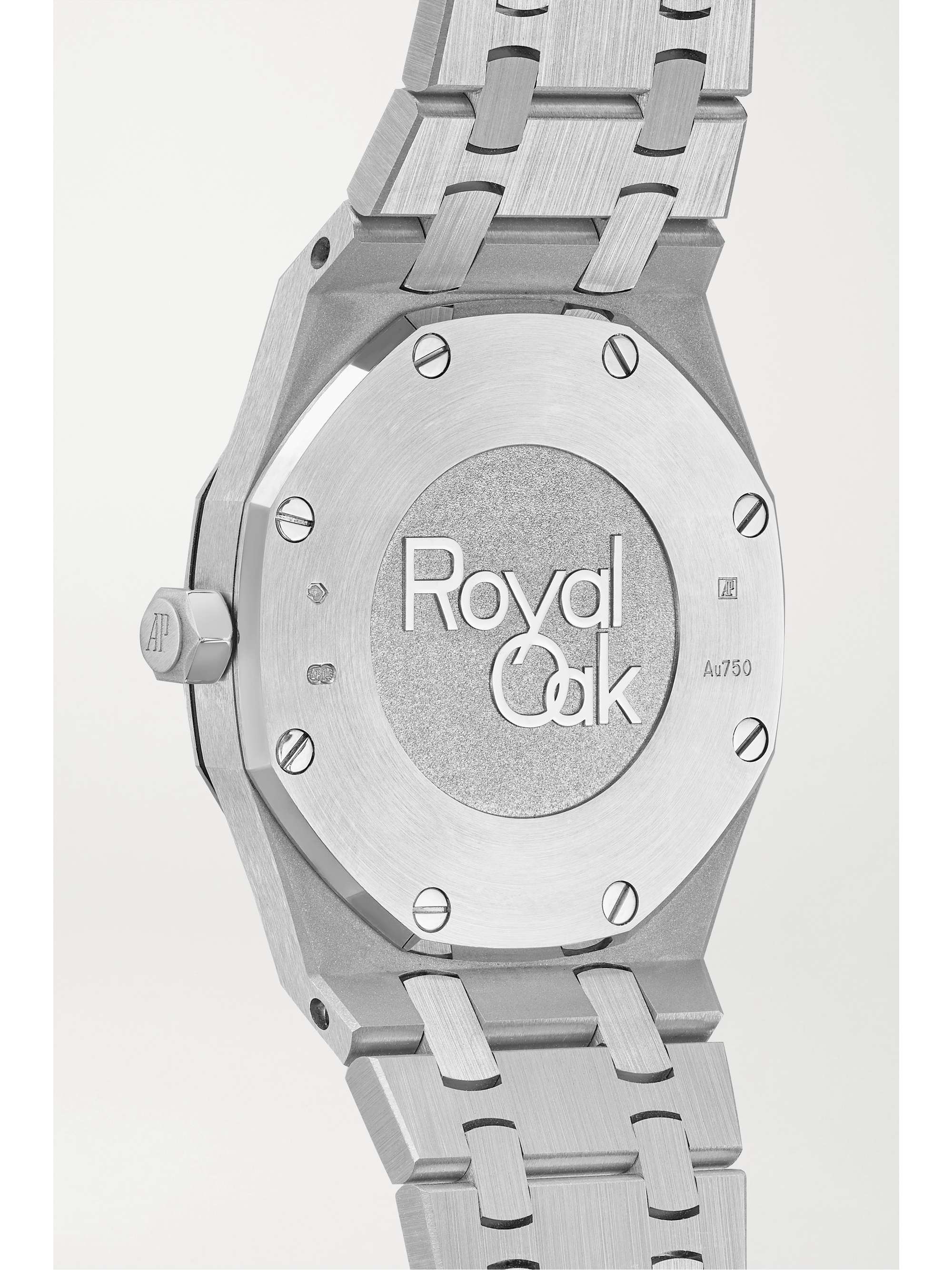 AUDEMARS PIGUET Royal Oak 33mm 18-karat frosted white gold watch