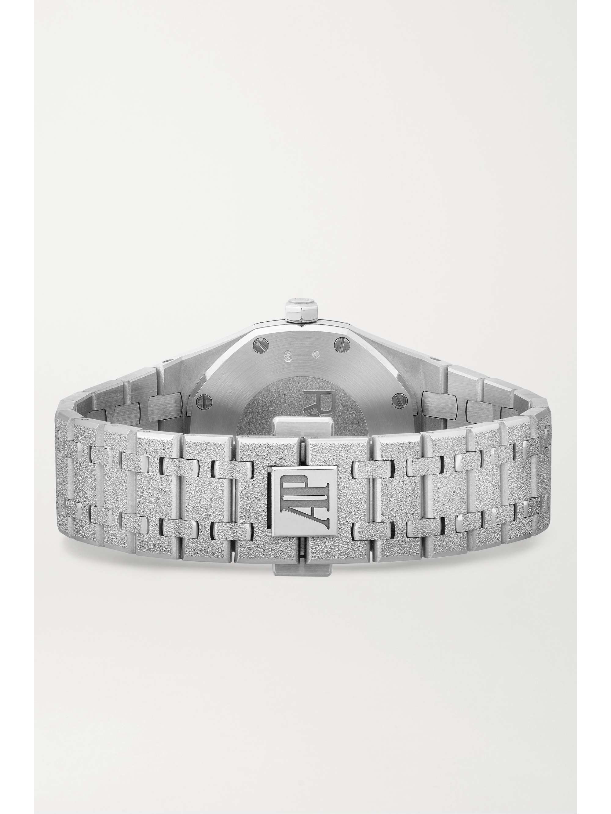 AUDEMARS PIGUET Royal Oak 33mm 18-karat frosted white gold watch