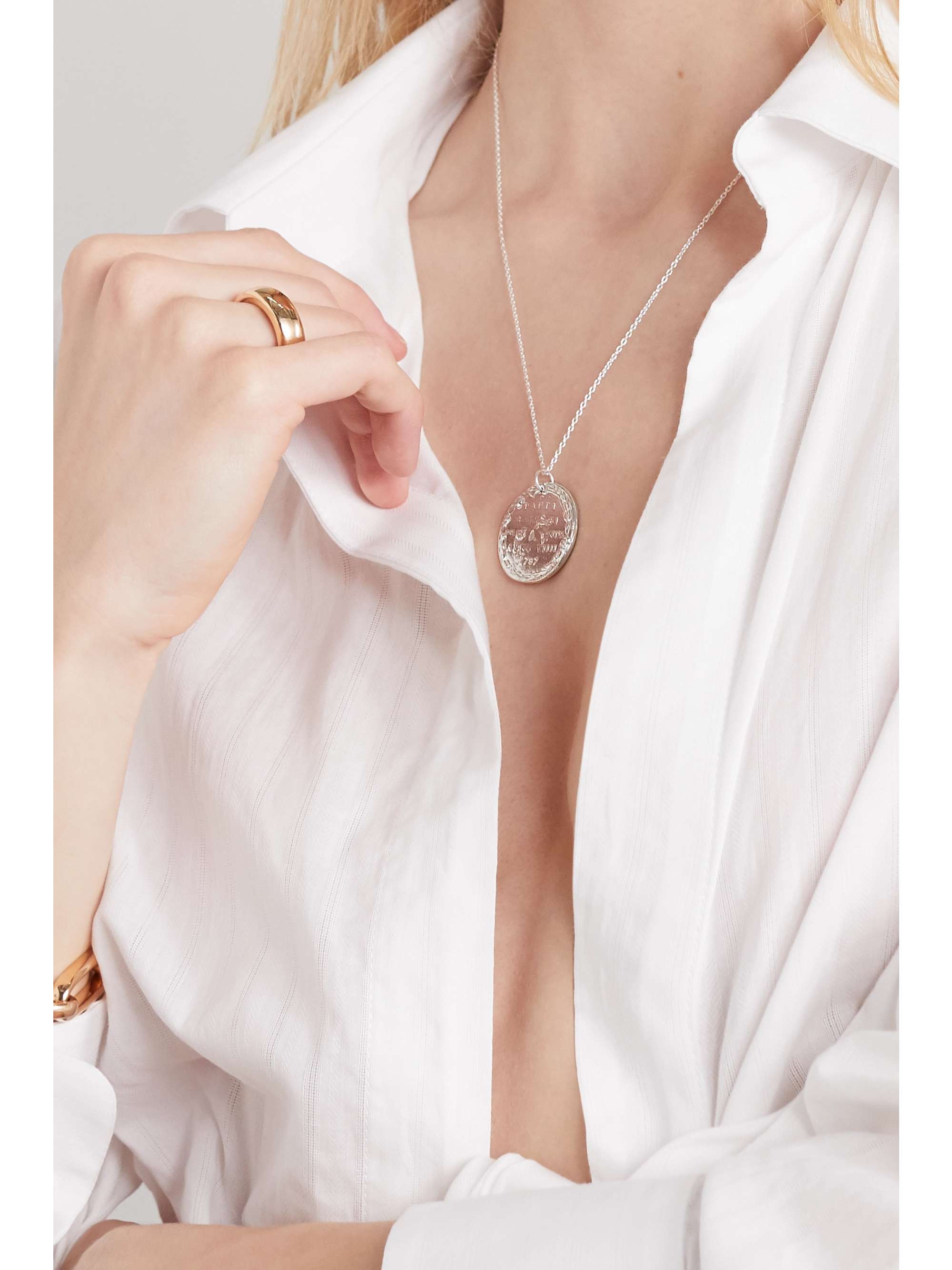 ALIGHIERI Lion silver necklace