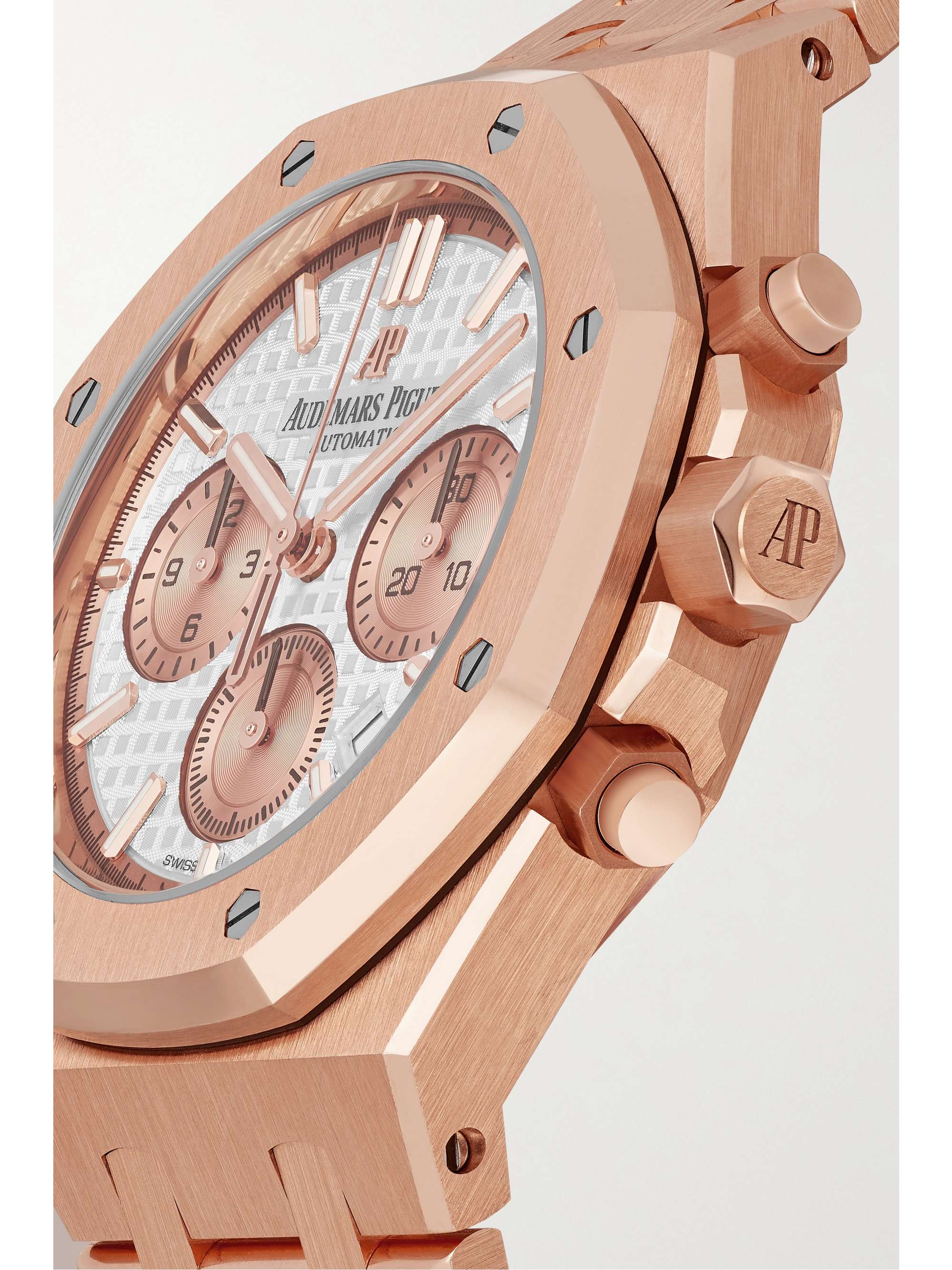 AUDEMARS PIGUET Royal Oak Automatic Chronograph 38mm 18-karat pink gold watch