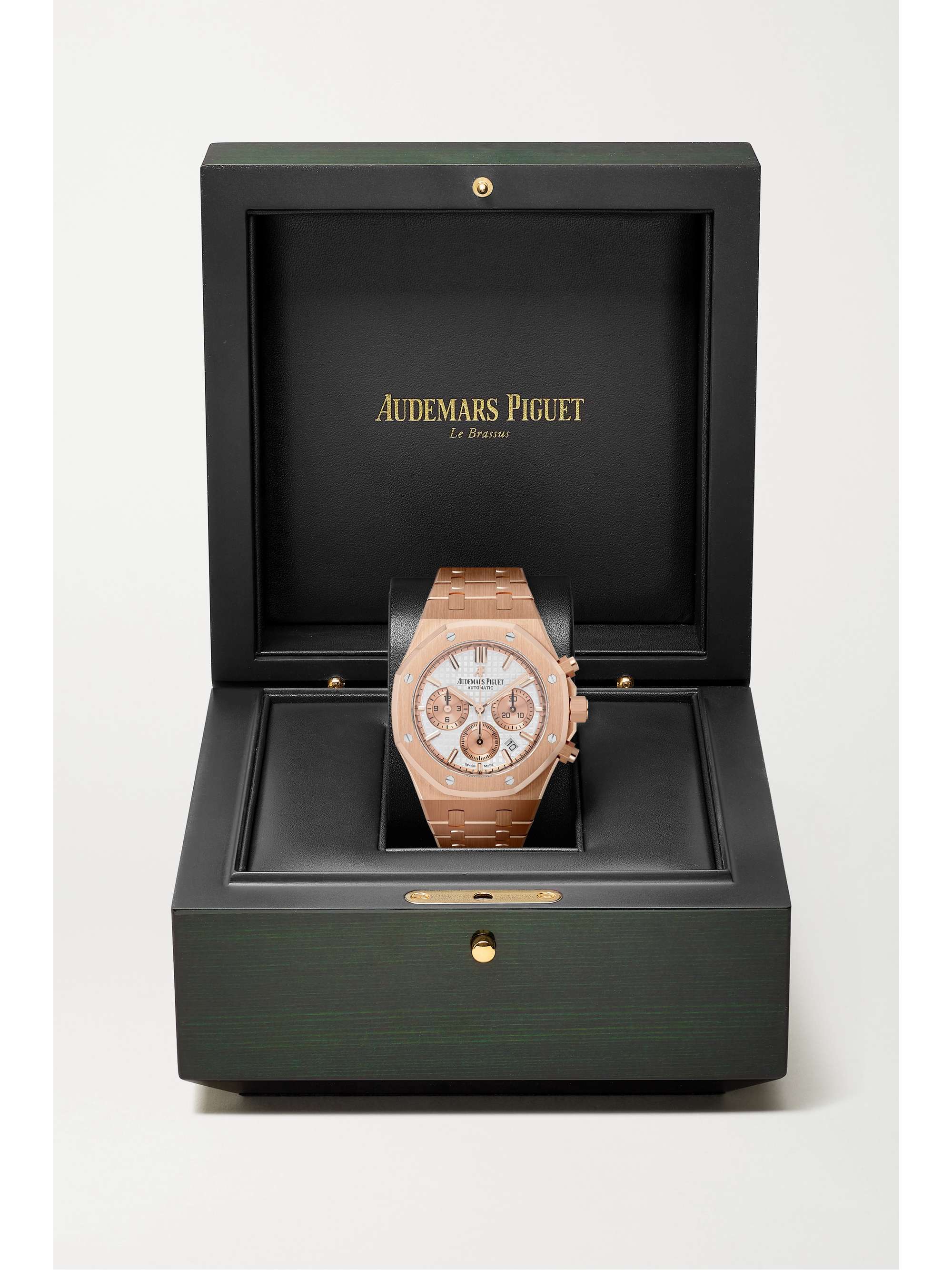 AUDEMARS PIGUET Royal Oak Automatic Chronograph 38mm 18-karat pink gold watch