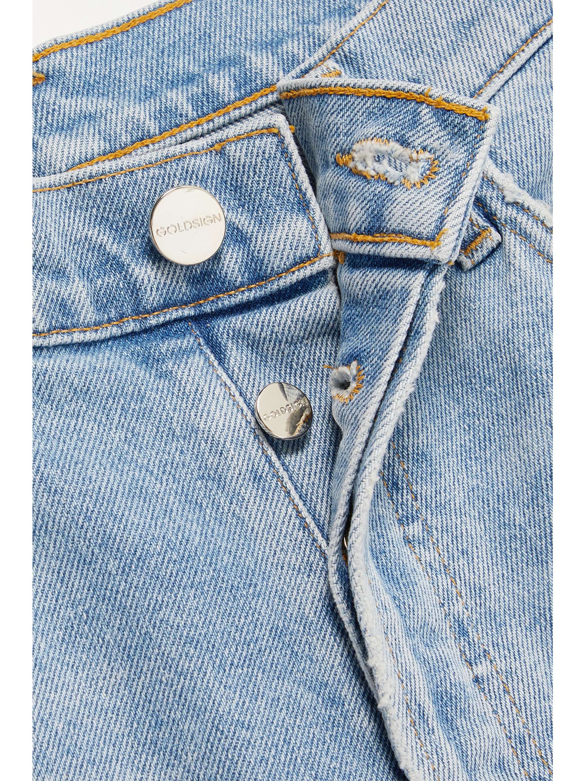 GOLDSIGN The Benefit high-rise straight-leg jeans