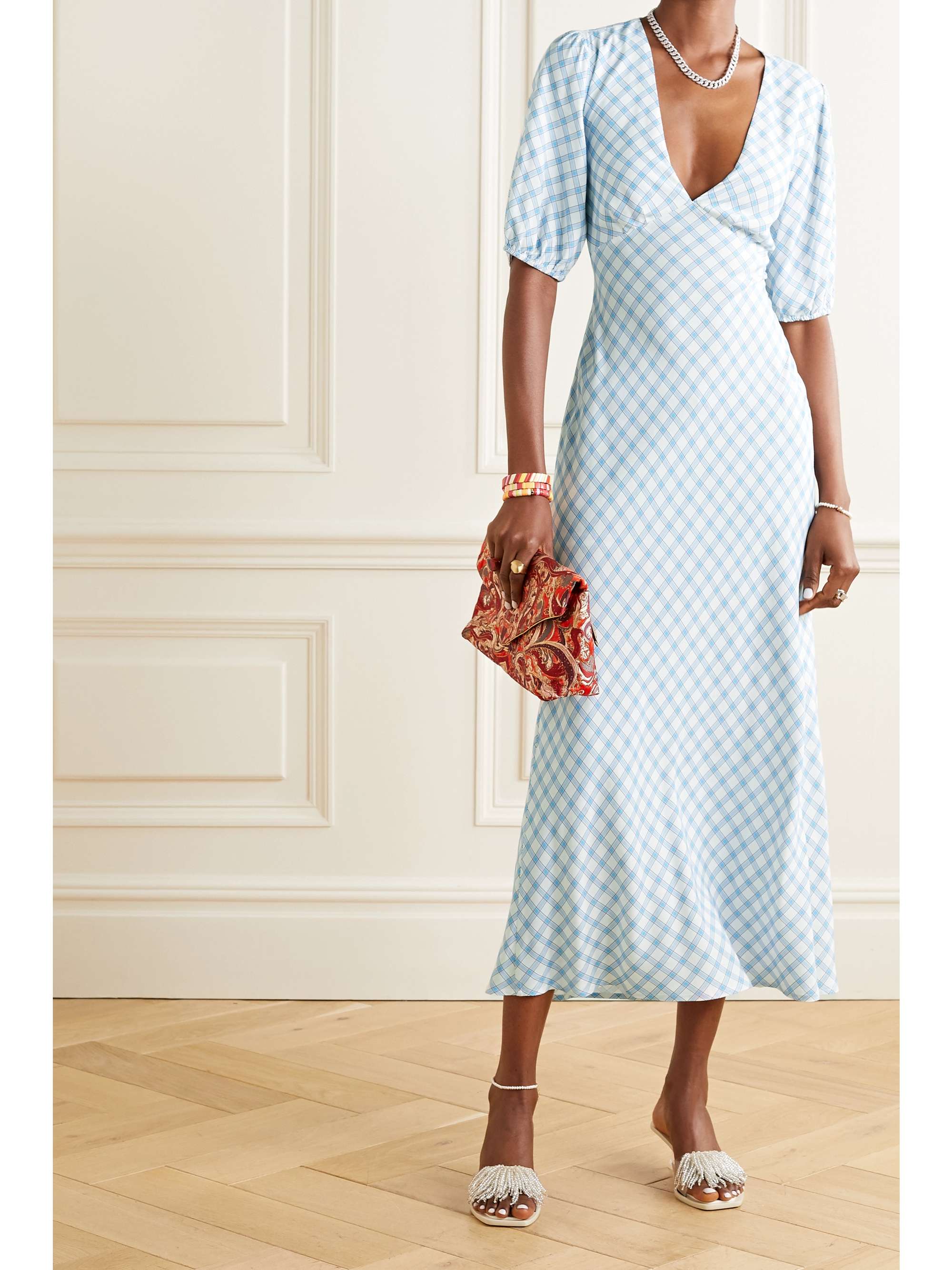 Rixo steph midi dress Clearance