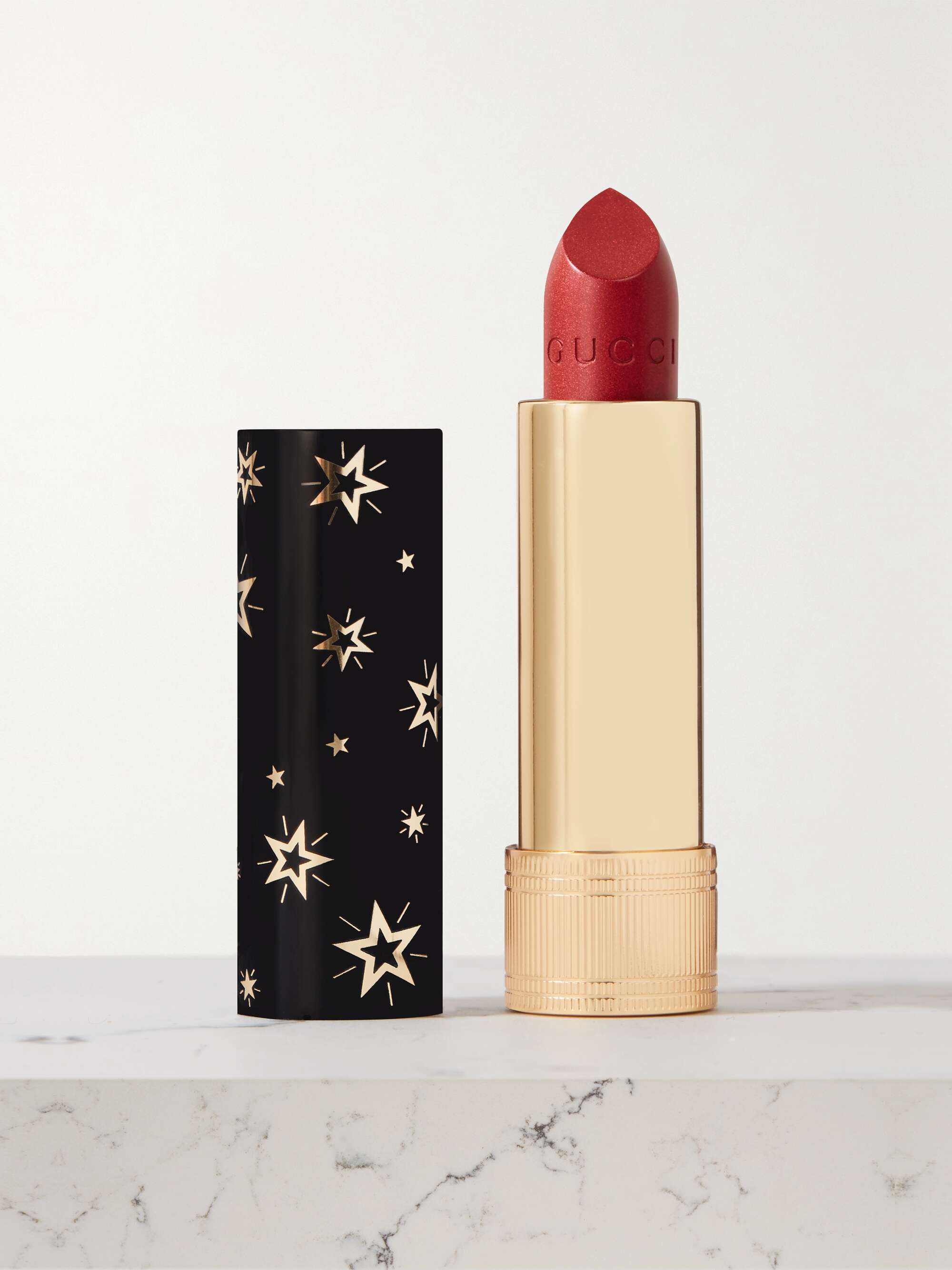 mål Blæse Steward Red Rouge à Lèvres Mat Lipstick - Goldie Red 25 | GUCCI BEAUTY |  NET-A-PORTER