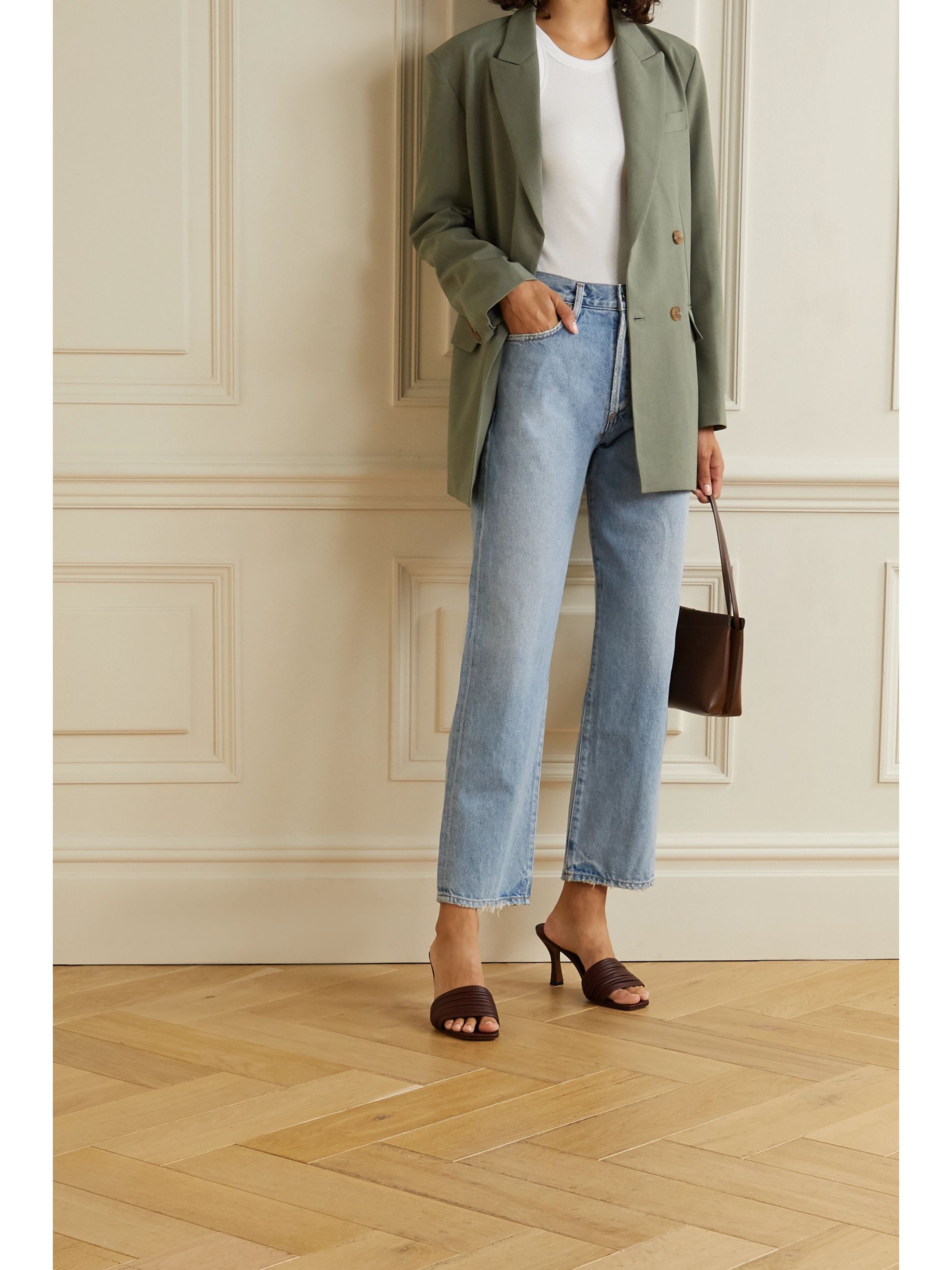 Goldsign relaxed straight jeans Clearance