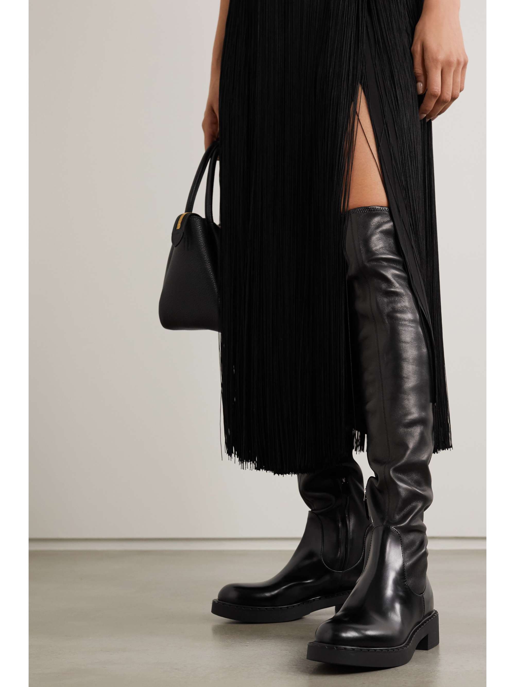 prada boots knee high