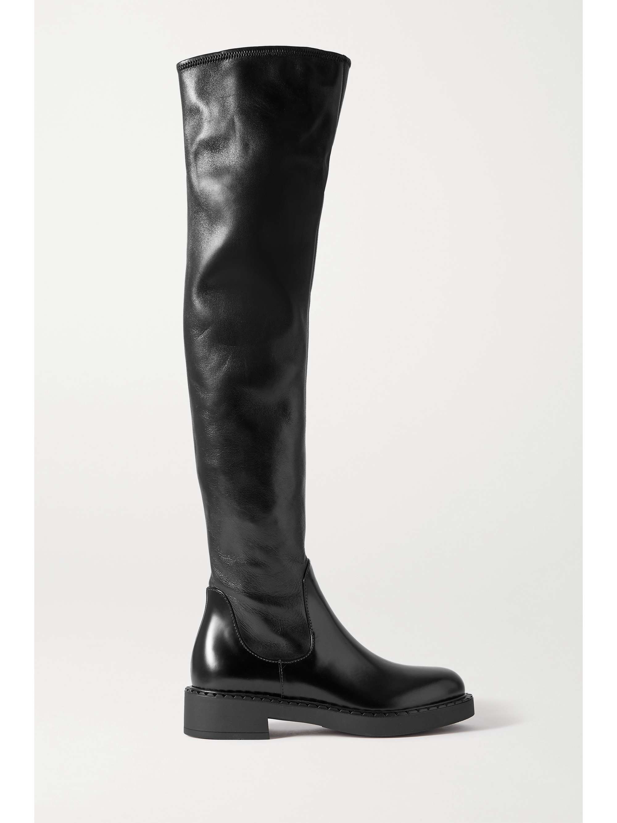 prada over knee boots