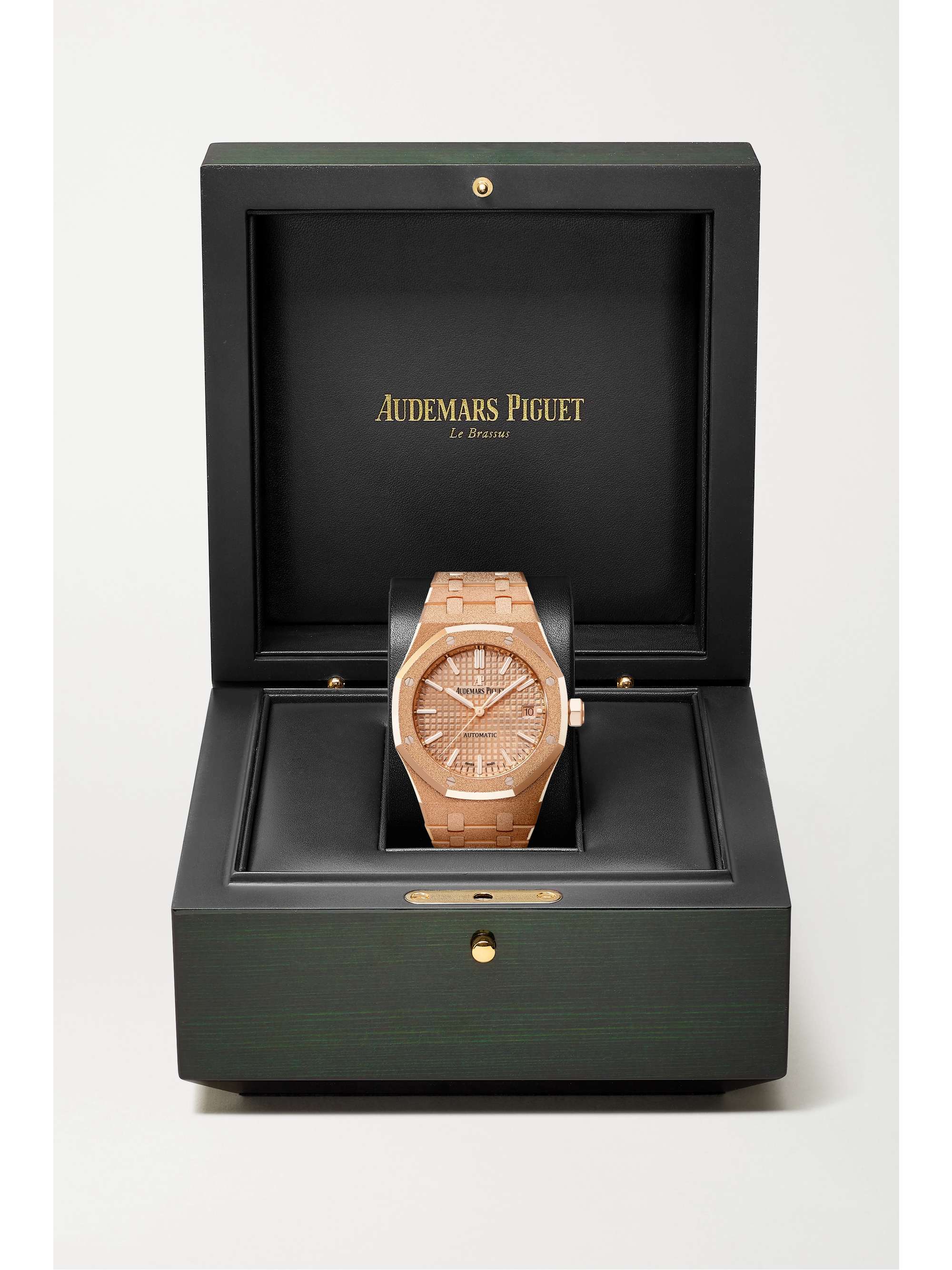 AUDEMARS PIGUET Royal Oak Frosted Gold Automatic 37 mm Uhr aus gehämmertem 18 Karat Roségold