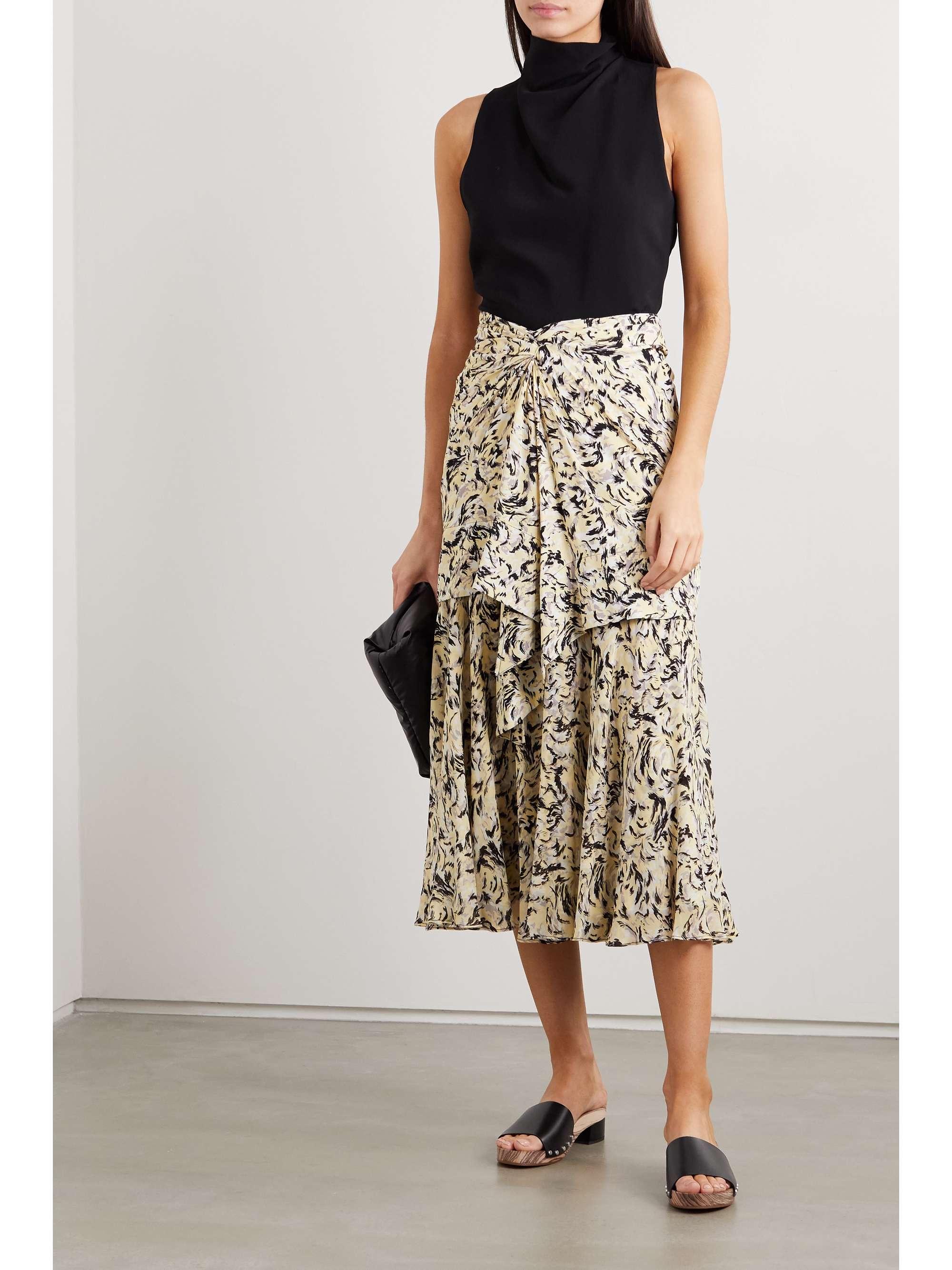 PROENZA SCHOULER Leather platform mules